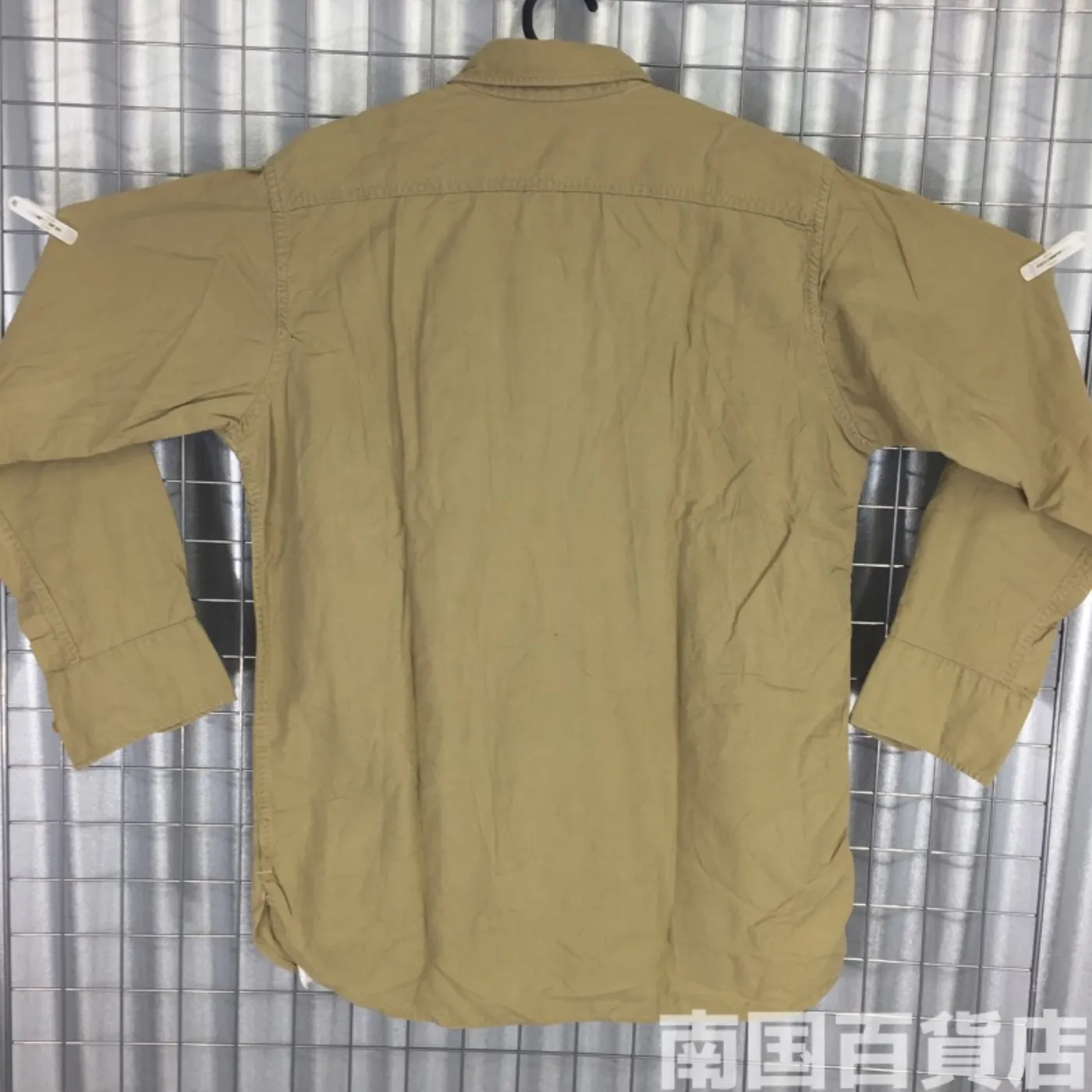 USMC カーキードレスシャツ (長袖) サイズ不明 中古良品 記録写真2