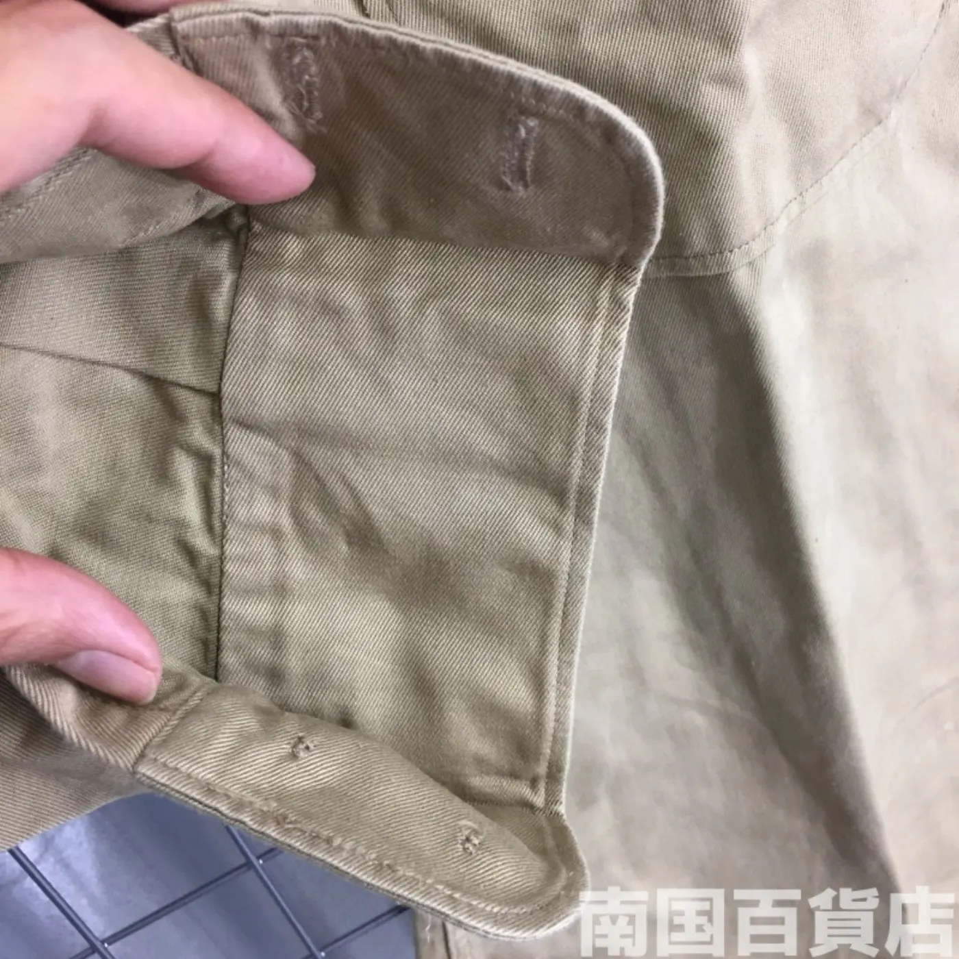 USMC カーキードレスシャツ (長袖) 15-32 中古良品 記録写真7