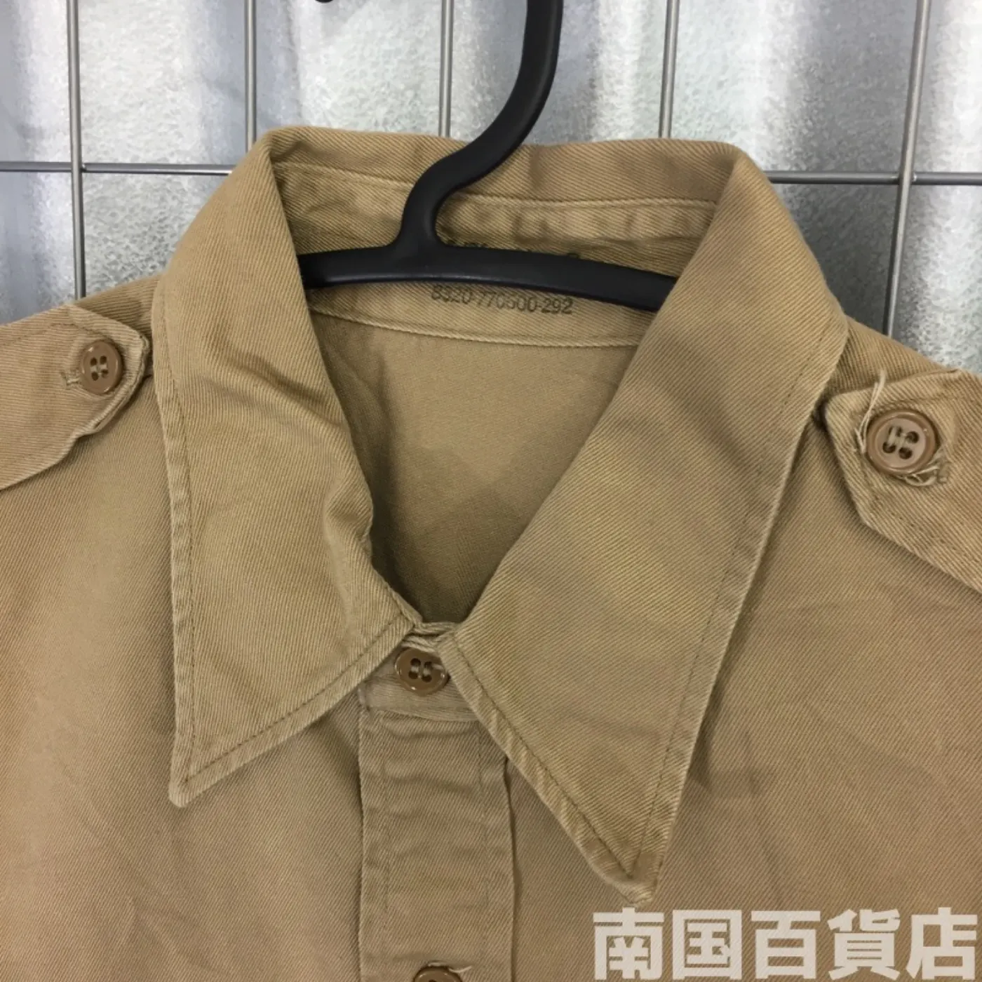 USMC カーキードレスシャツ （長袖） 15 1/2 - 32 中古品 記録写真3