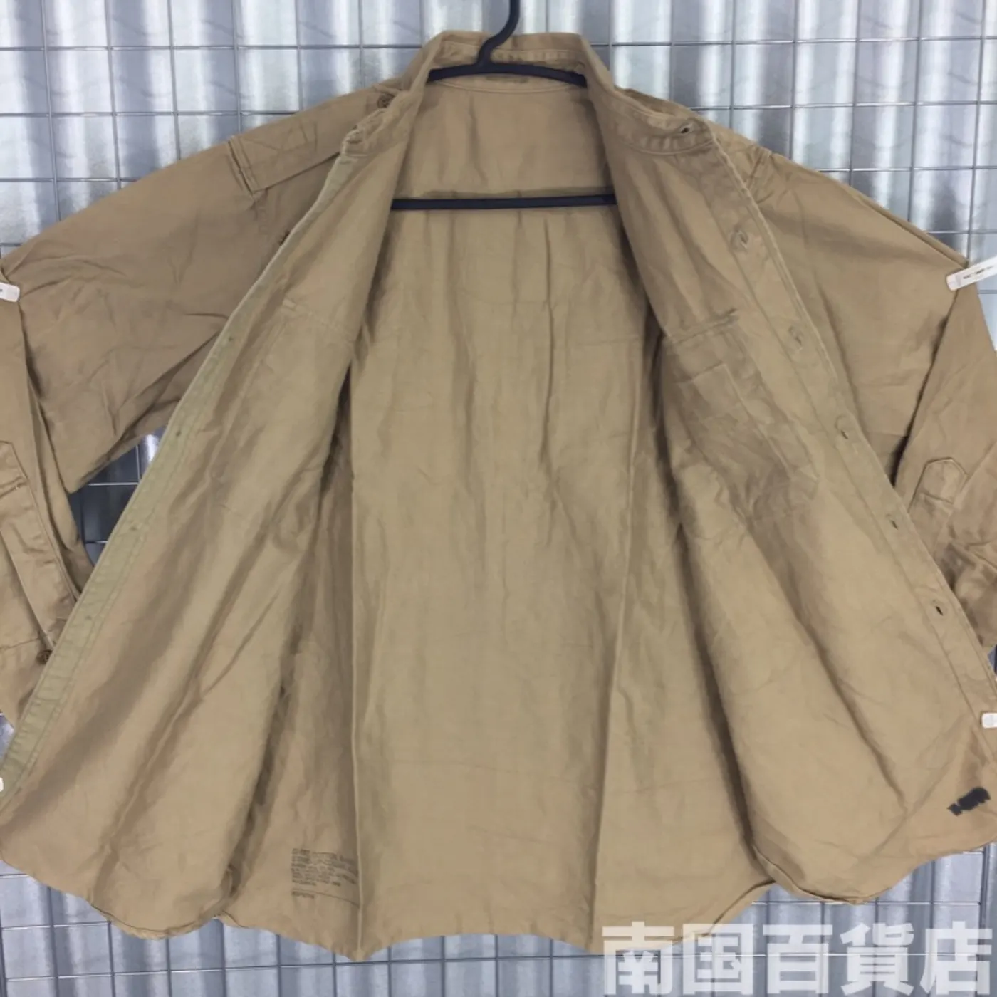 USMC カーキードレスシャツ （長袖） 15 1/2 - 32 中古品 記録写真6