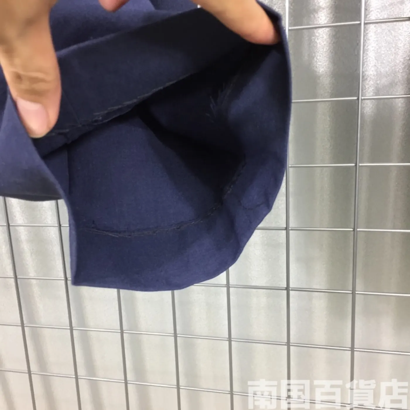 TROUSERS MAN’S POLY/WOOL TROPICAL AF BLUE 1549 30R 新品 記録写真9