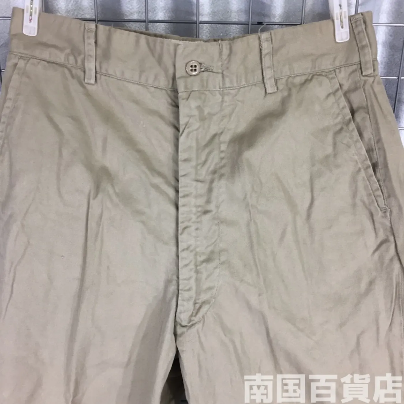 カーキードレスパンツ 30L 中古良品 記録写真4