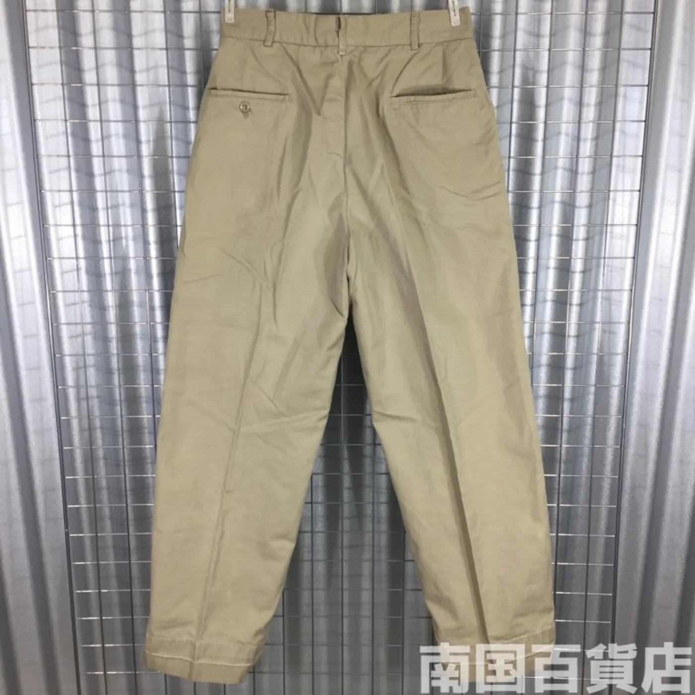 カーキードレスパンツ 30L 中古良品 記録写真2