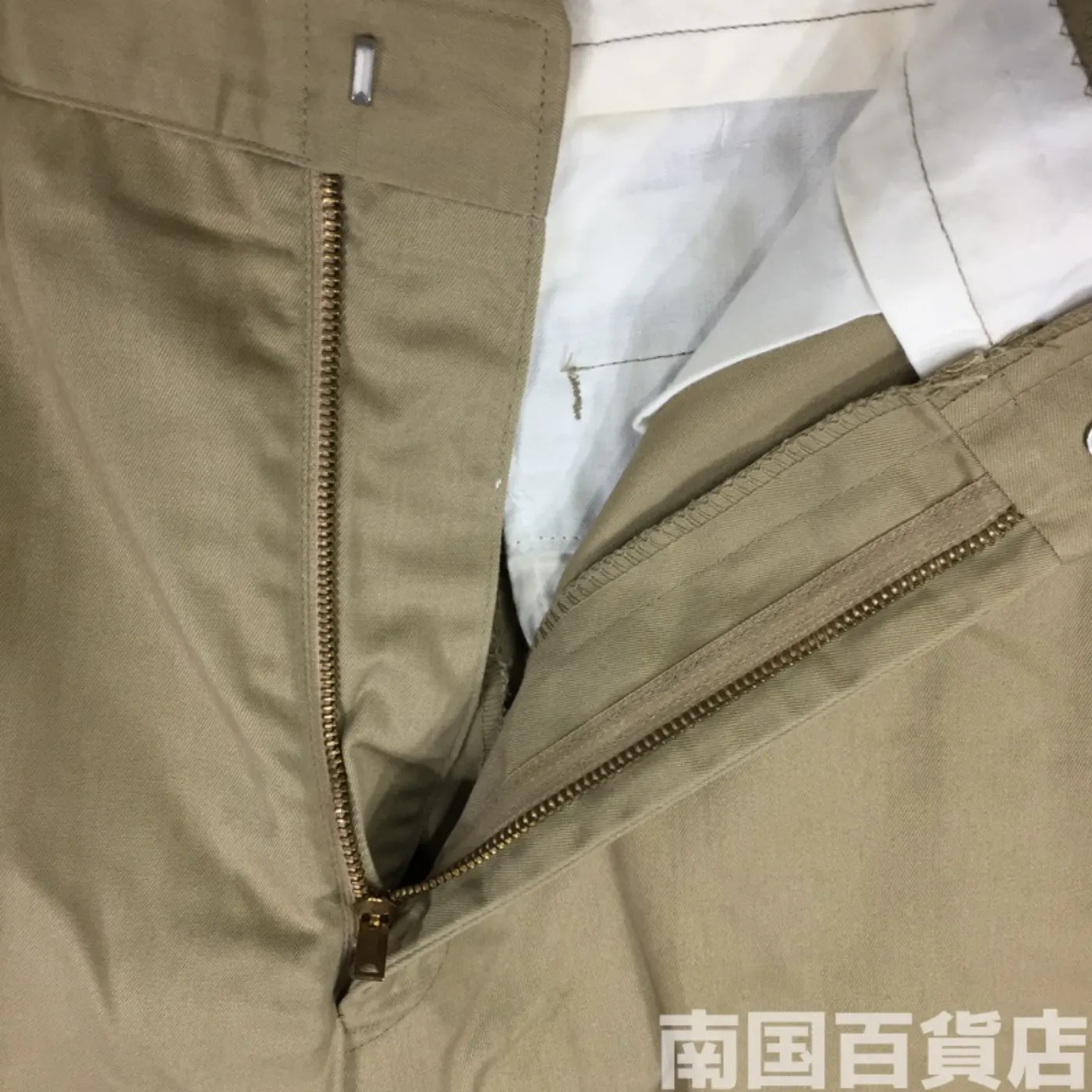 カーキードレスパンツ 30R 新品 記録写真5