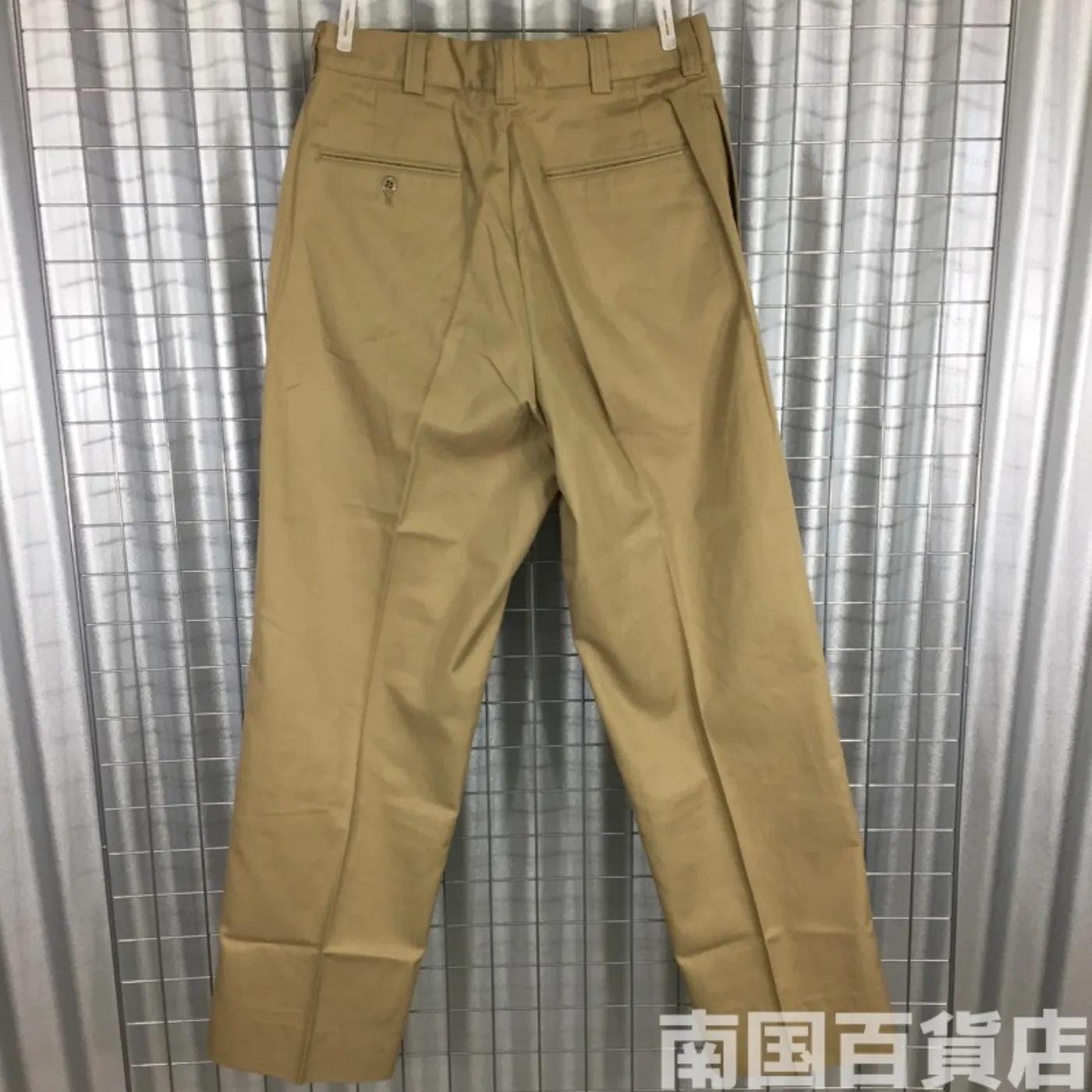 カーキードレスパンツ 30R 新品 記録写真2
