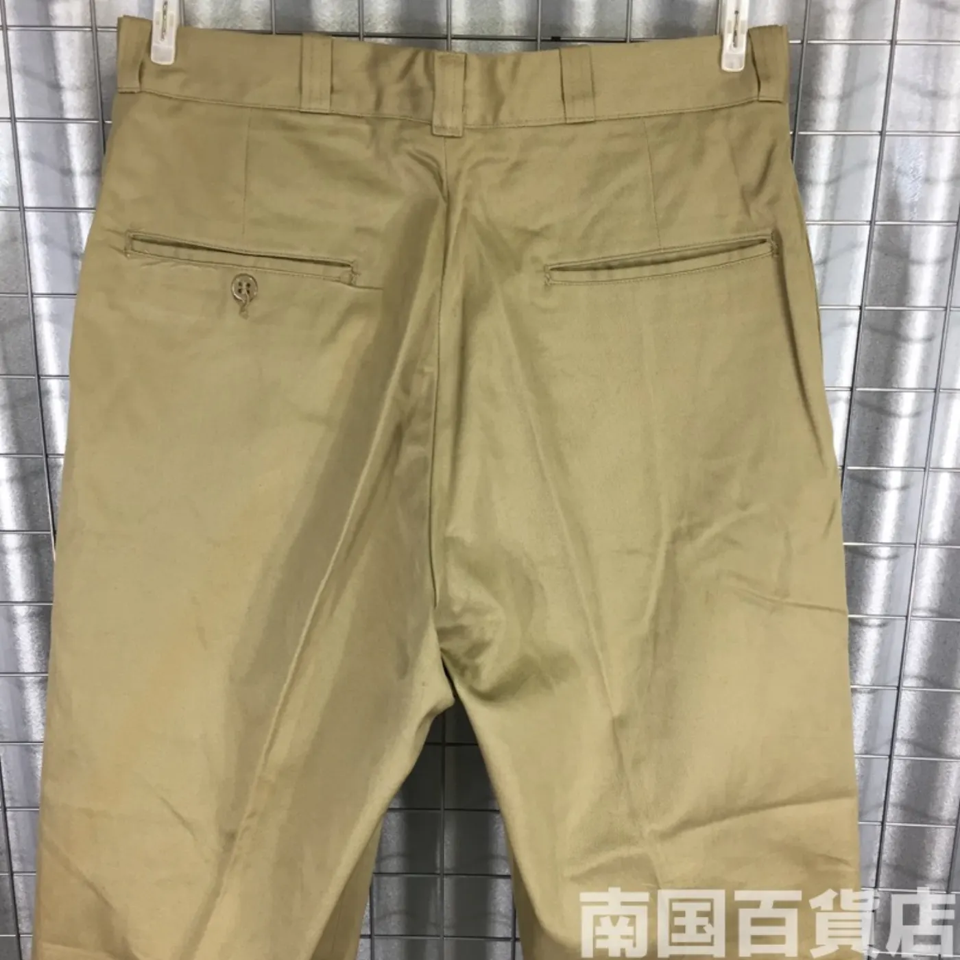 カーキードレスパンツ 30×31 中古品 記録写真6