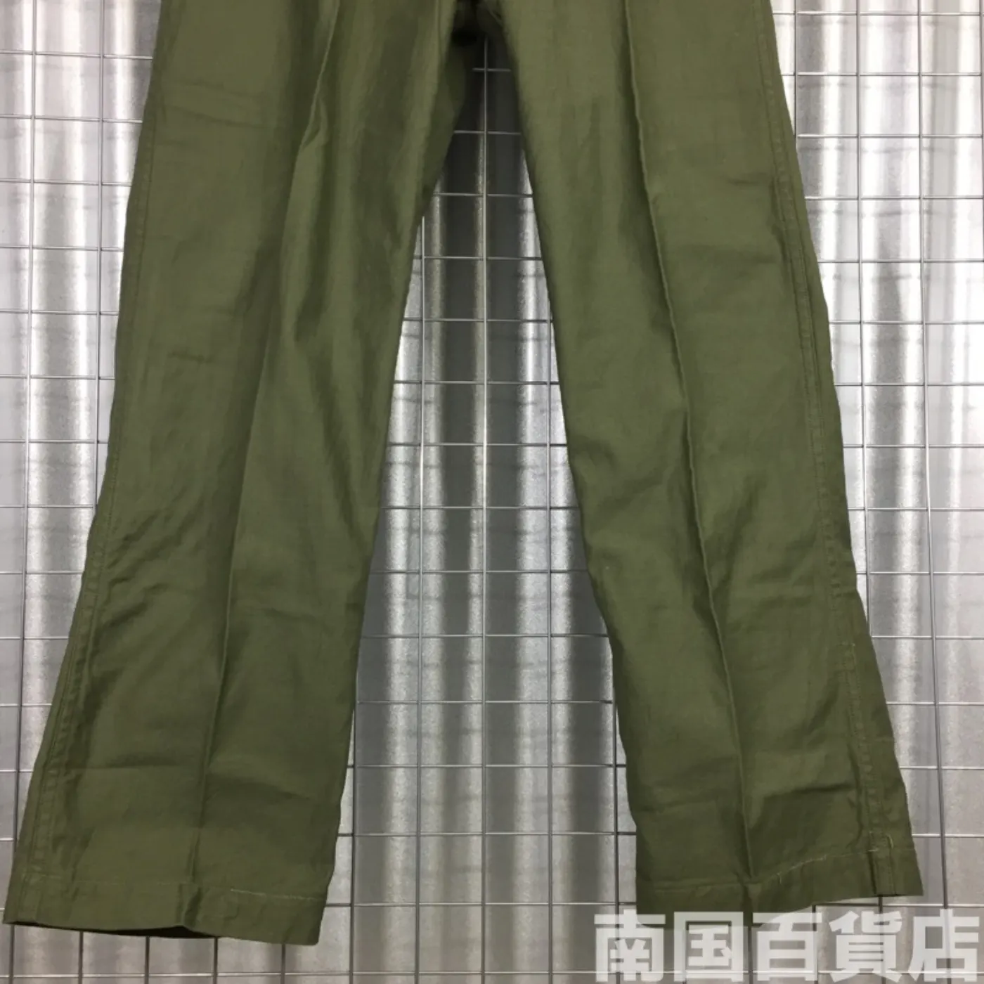 TROUSERS MEN’S COTTON SATEEN OG-107 TYPE I CLASS 1 30×31 新品 記録写真6