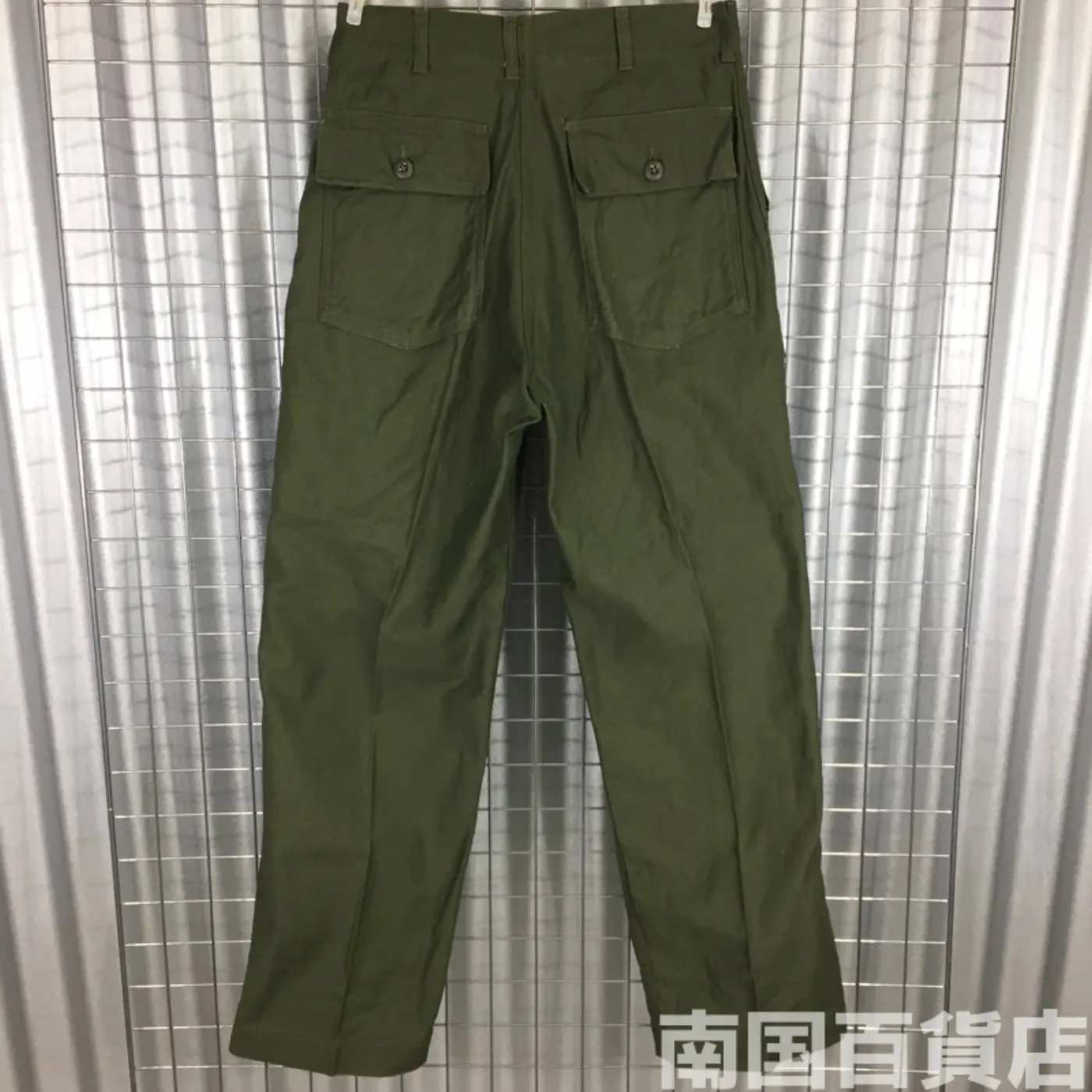TROUSERS MEN’S COTTON SATEEN OG-107 TYPE I CLASS 1 30×31 新品 記録写真2