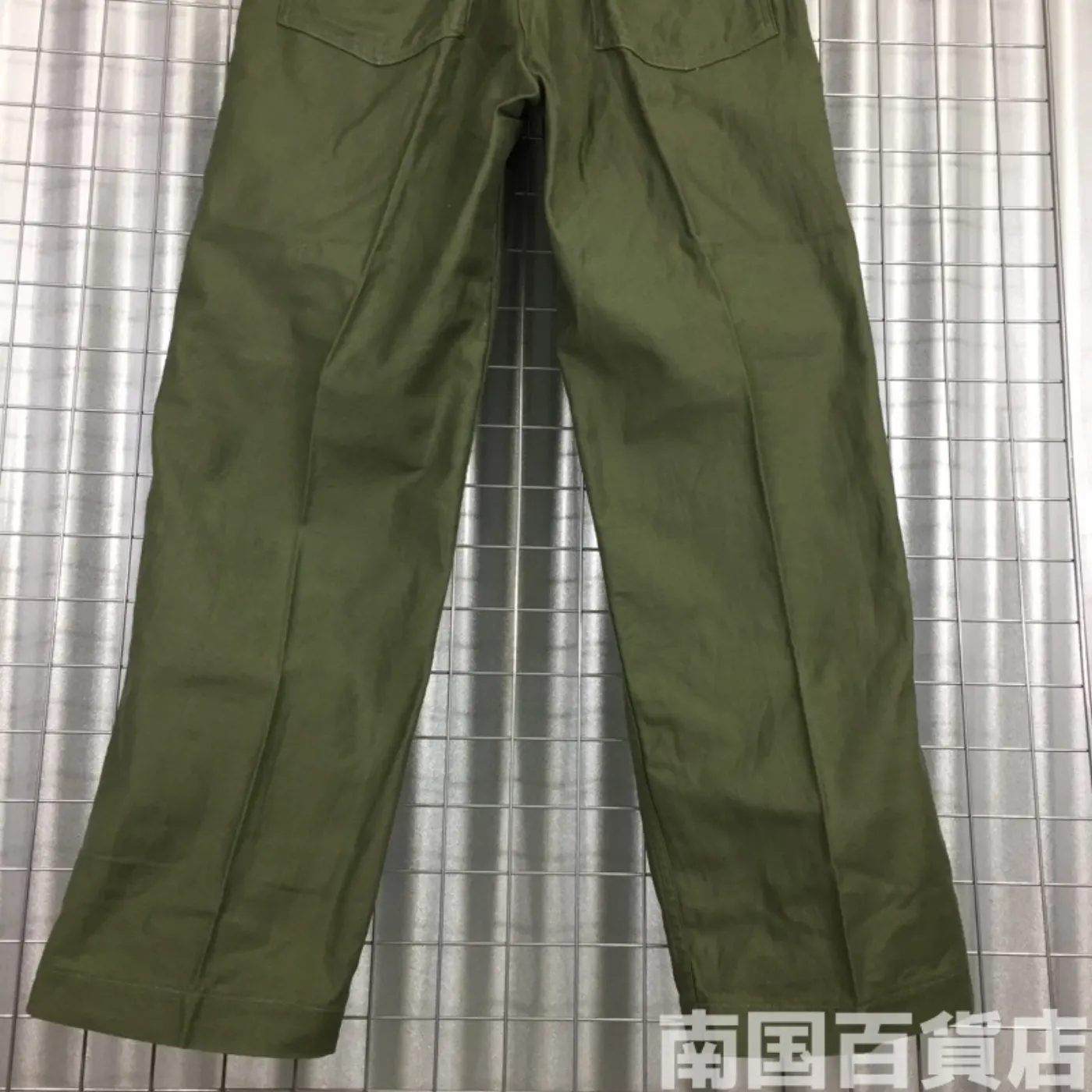 TROUSERS MEN’S COTTON SATEEN OG-107 TYPE I CLASS 1 30×31 新品 記録写真10