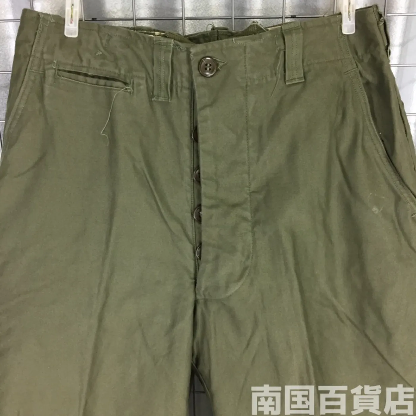 M65 フィールド パンツ 30×30 中古良品 サスペンダー付 記録写真4