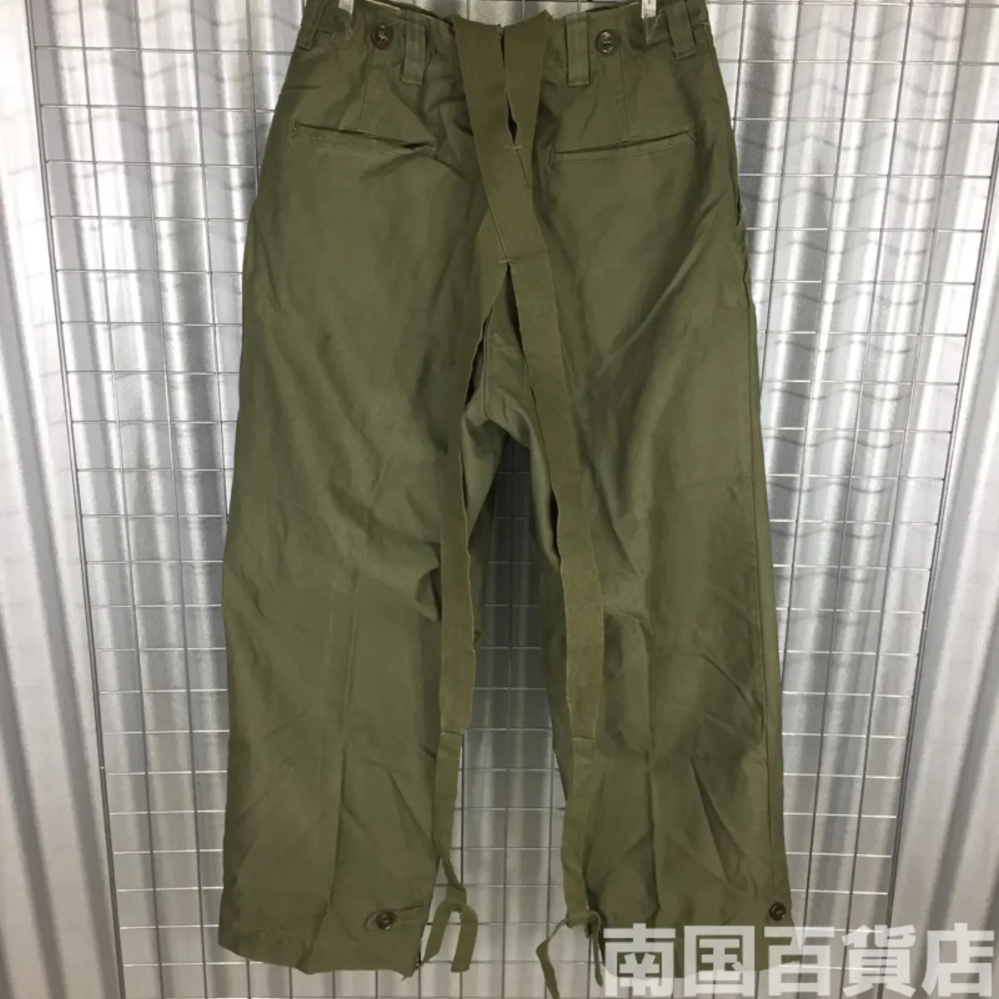 M65 フィールド パンツ 30×30 中古良品 サスペンダー付 記録写真9