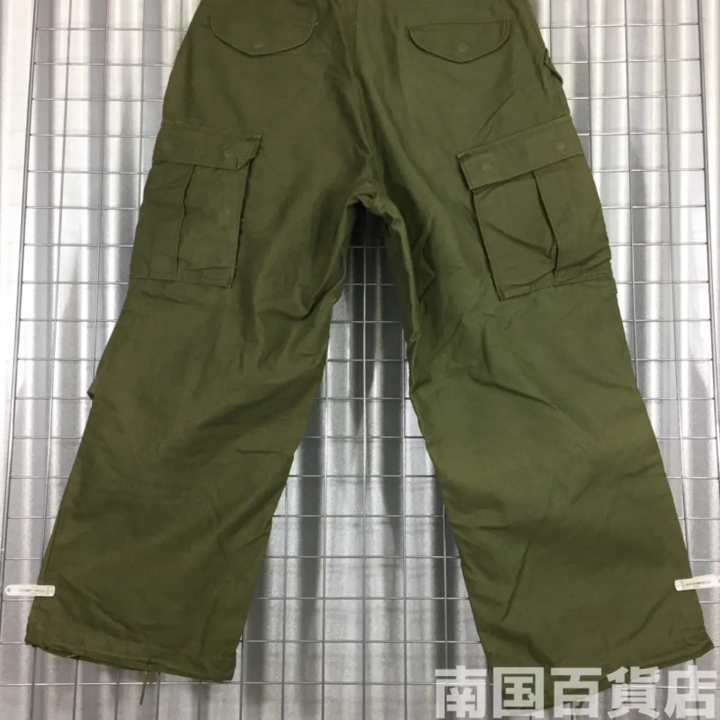 M65 フィールド パンツ 希少 デッドストック SSサイズ OD ブラスジッパー 新品 記録写真8