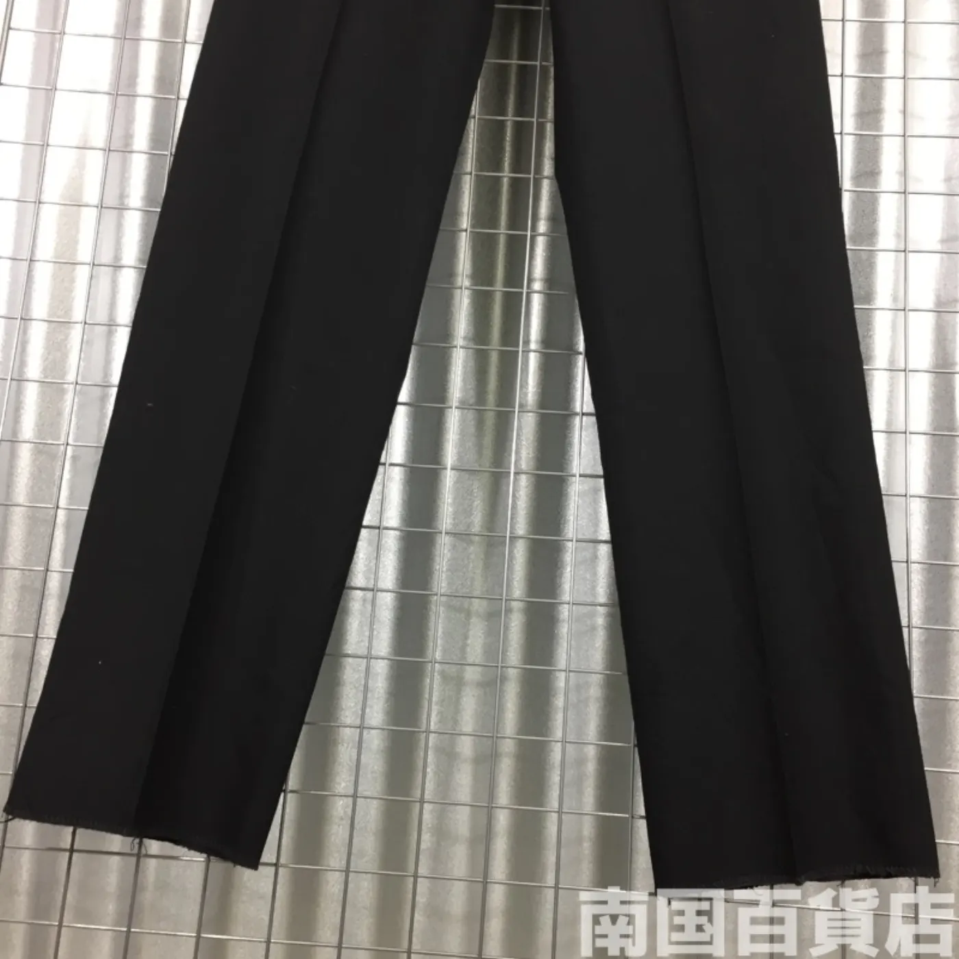 TROUSERS MENS POLYWOOL TROPICAL WASHABLE BLUE 3346 NAVY CLASS 15 30R 新品 記録写真3