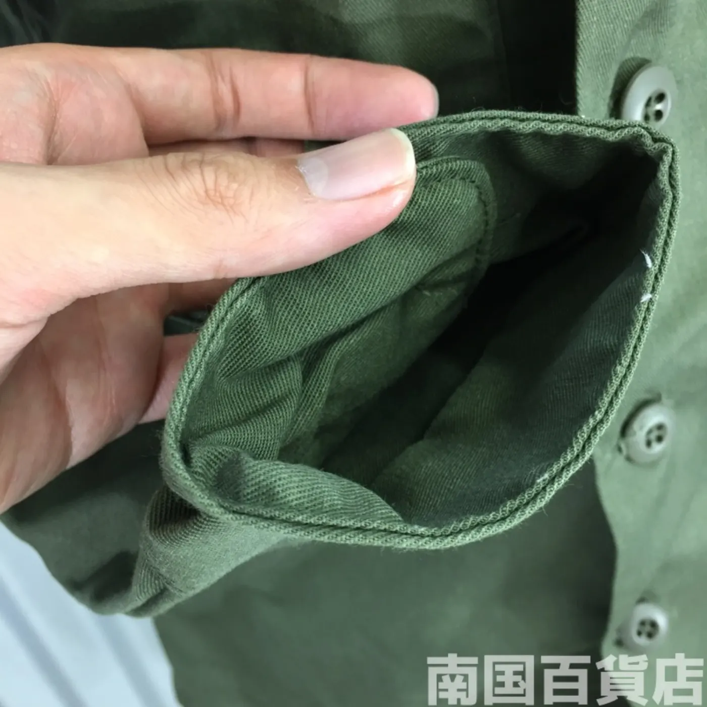 OG-507ユーティリティーシャツ 15 1/2×31 新品 記録写真9