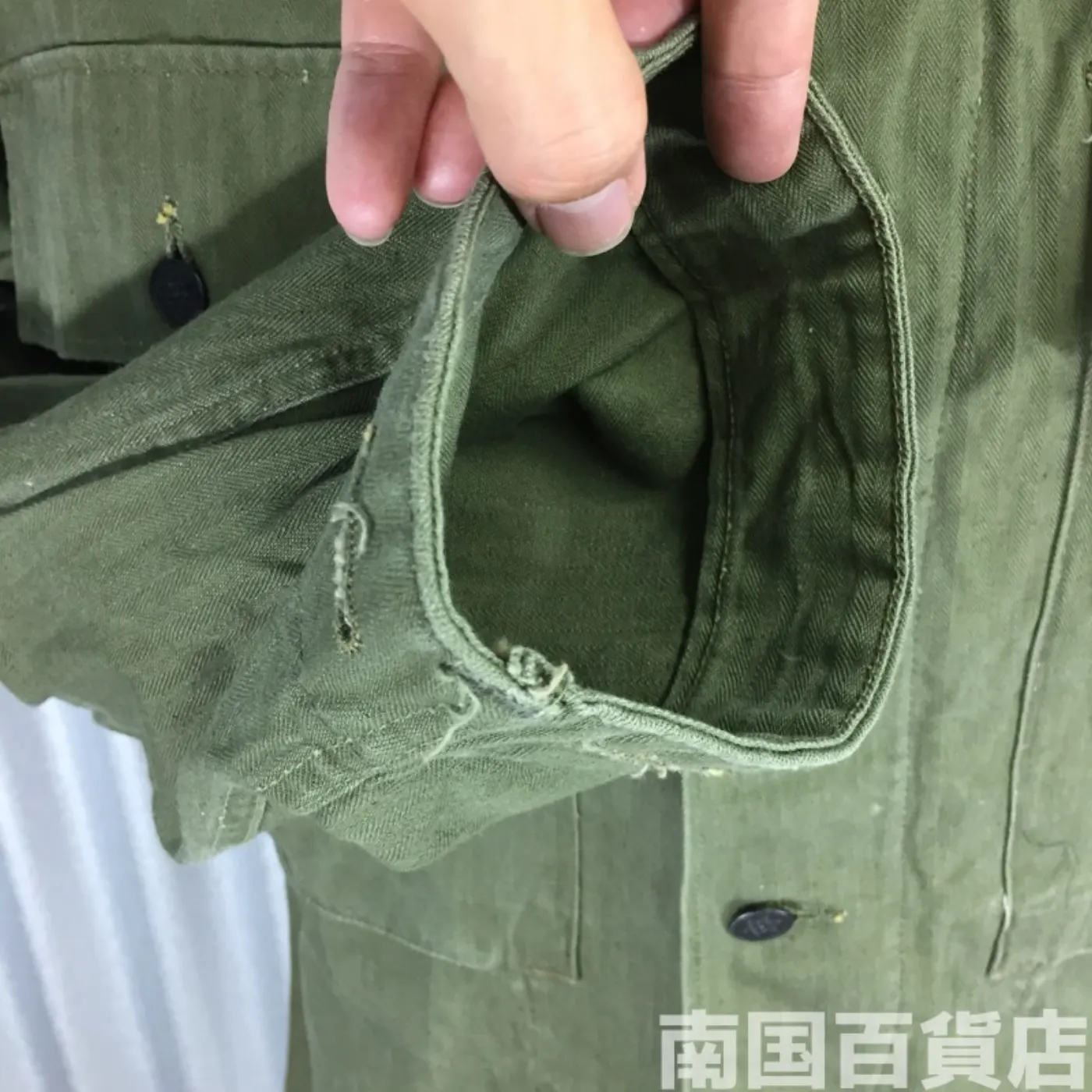 ODユーティリティーシャツ 36R 中古良品 記録写真9