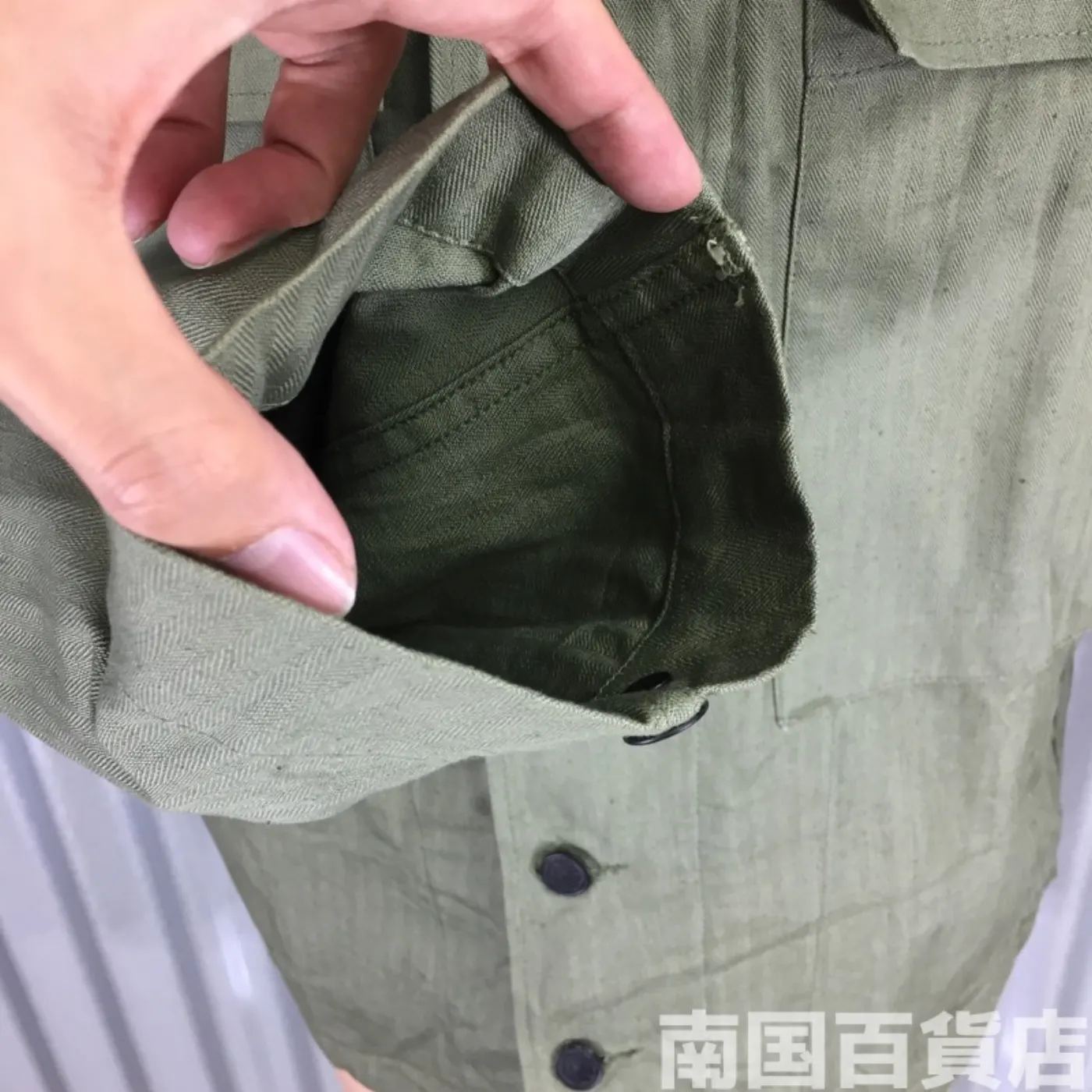ODユーティリティーシャツ 36R 中古良品 記録写真8