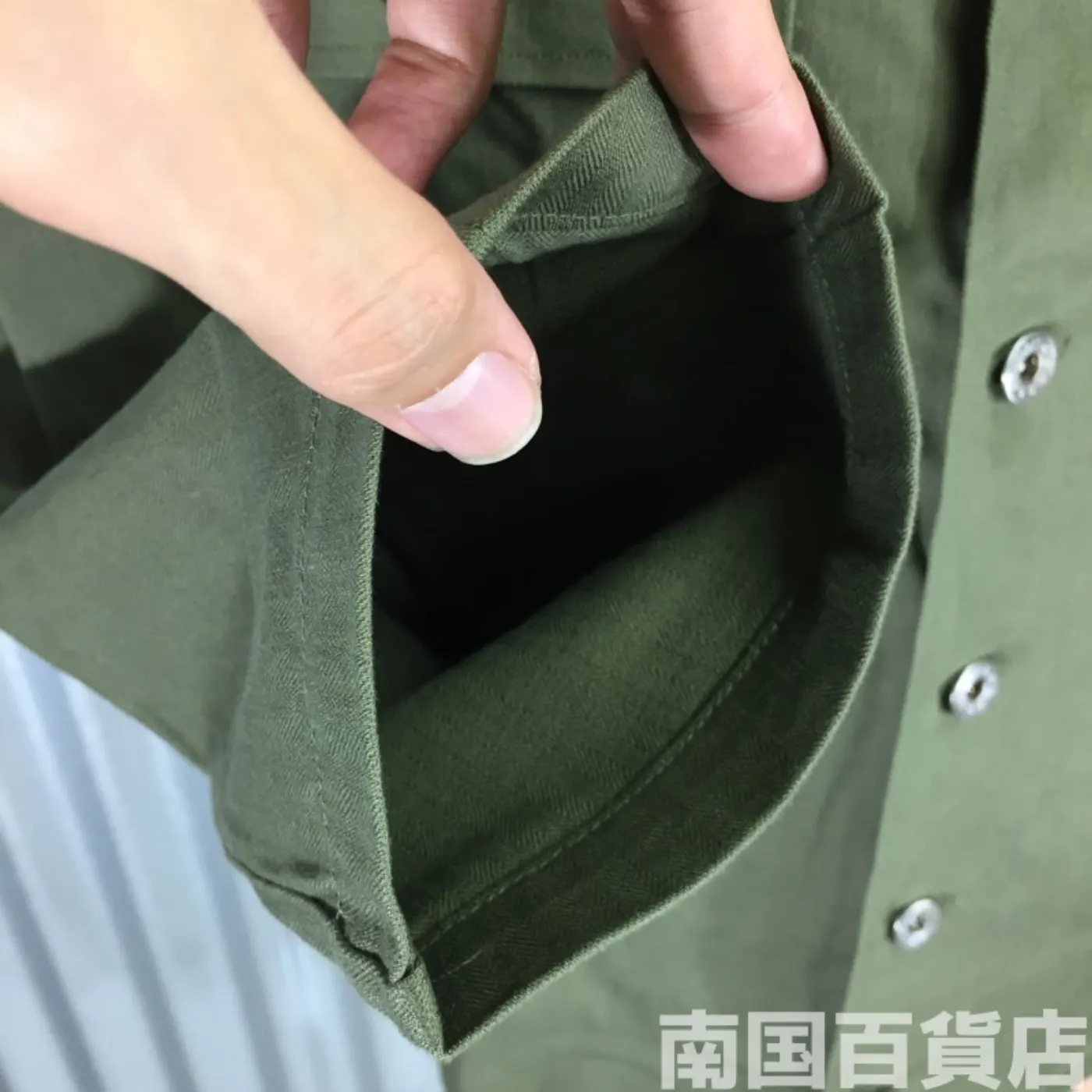 ユーティリティーシャツ 35R 中古良品 記録写真7
