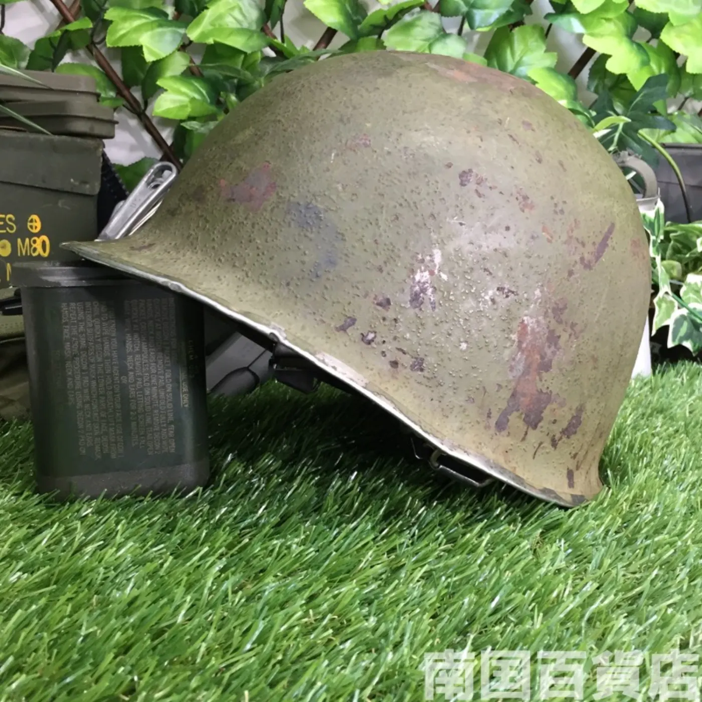 M2 ヘルメット インナー チンストラップ付き 中古品 記録写真2