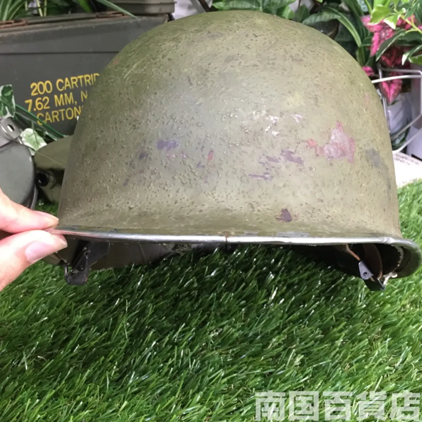 M2 ヘルメット インナー チンストラップ付き 中古品 記録写真6