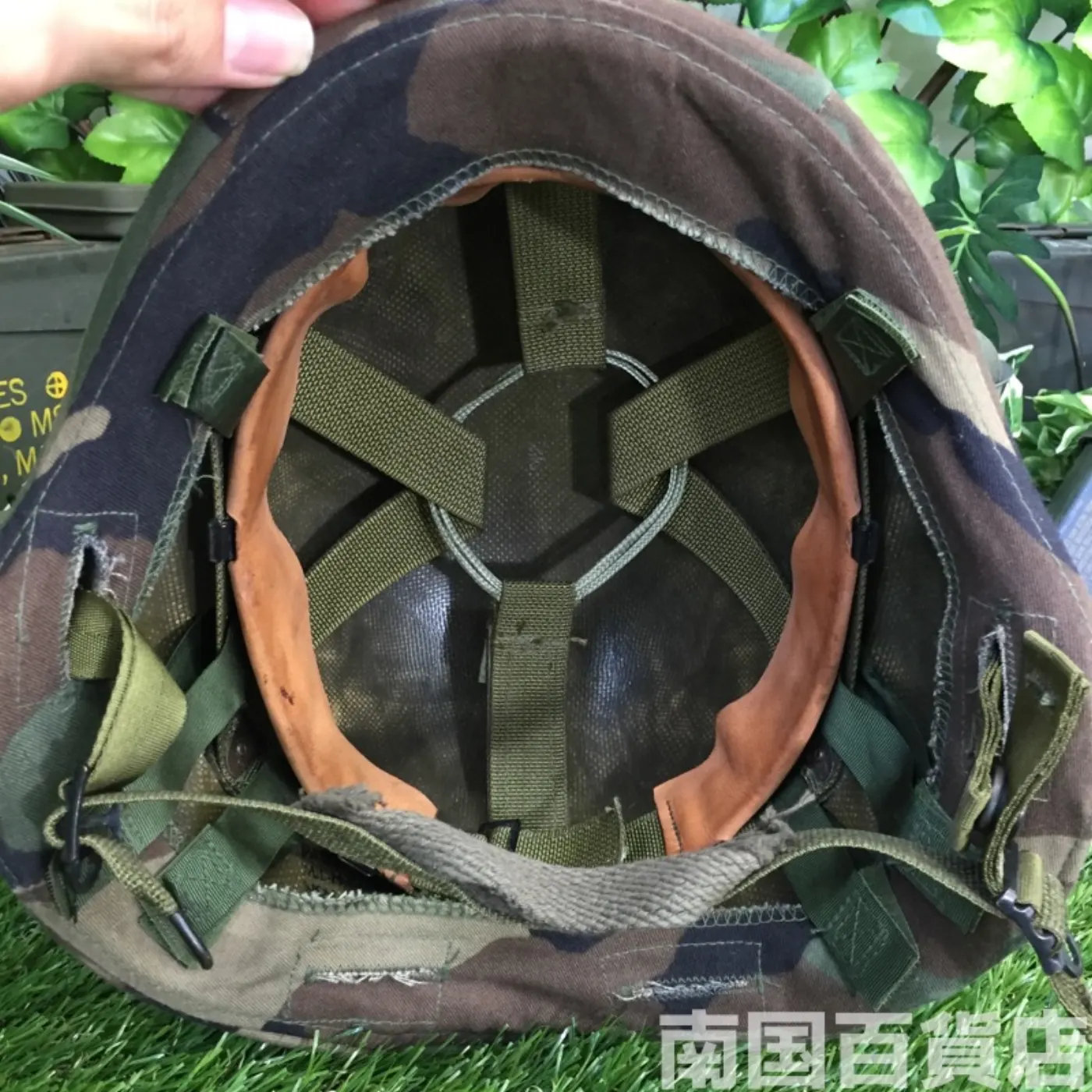 US(米軍)PASGTヘルメット(フリッツ・ヘルメット) 59~61cm 中古良品 記録写真5
