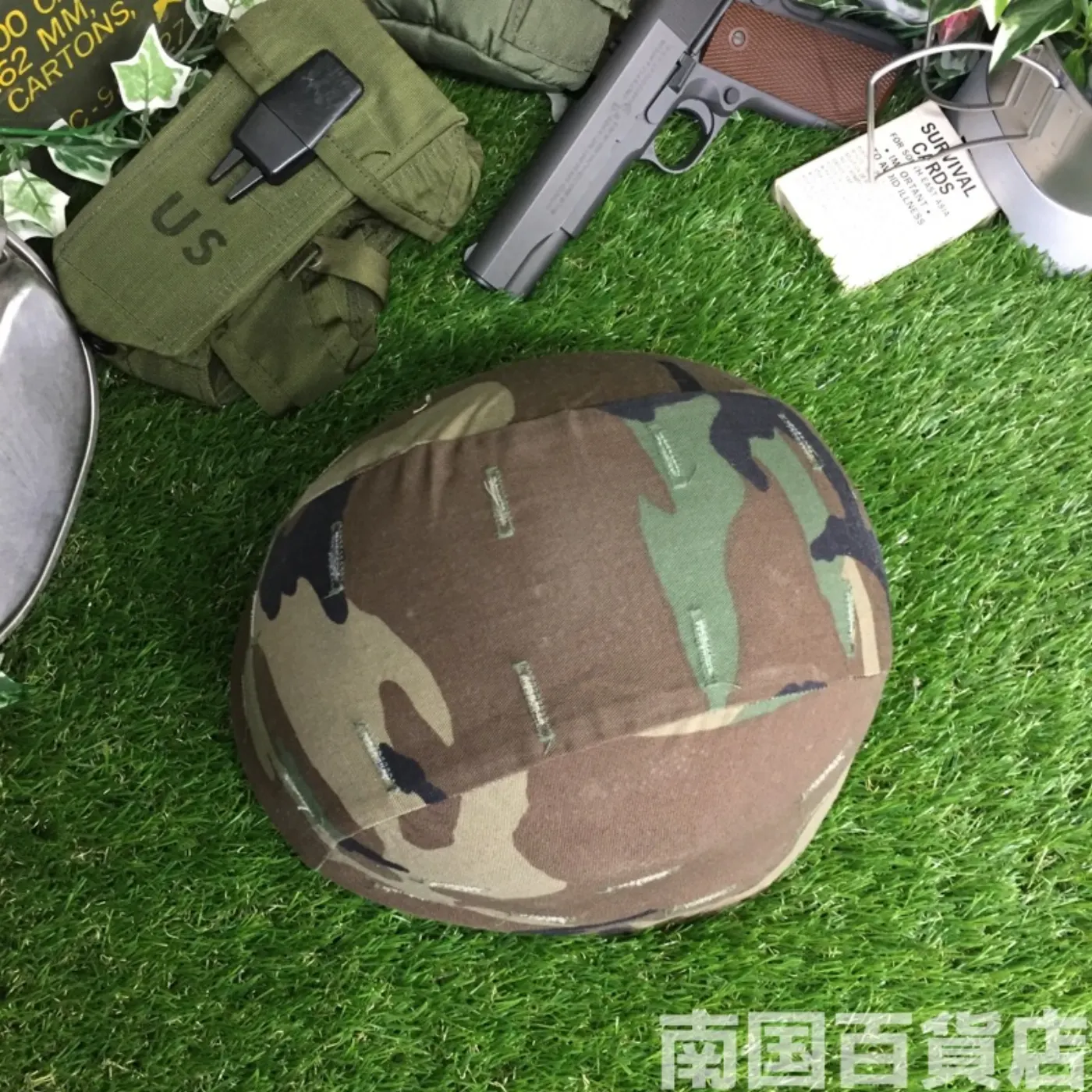 US(米軍)PASGTヘルメット(フリッツ・ヘルメット) 59~61cm 中古良品 記録写真6