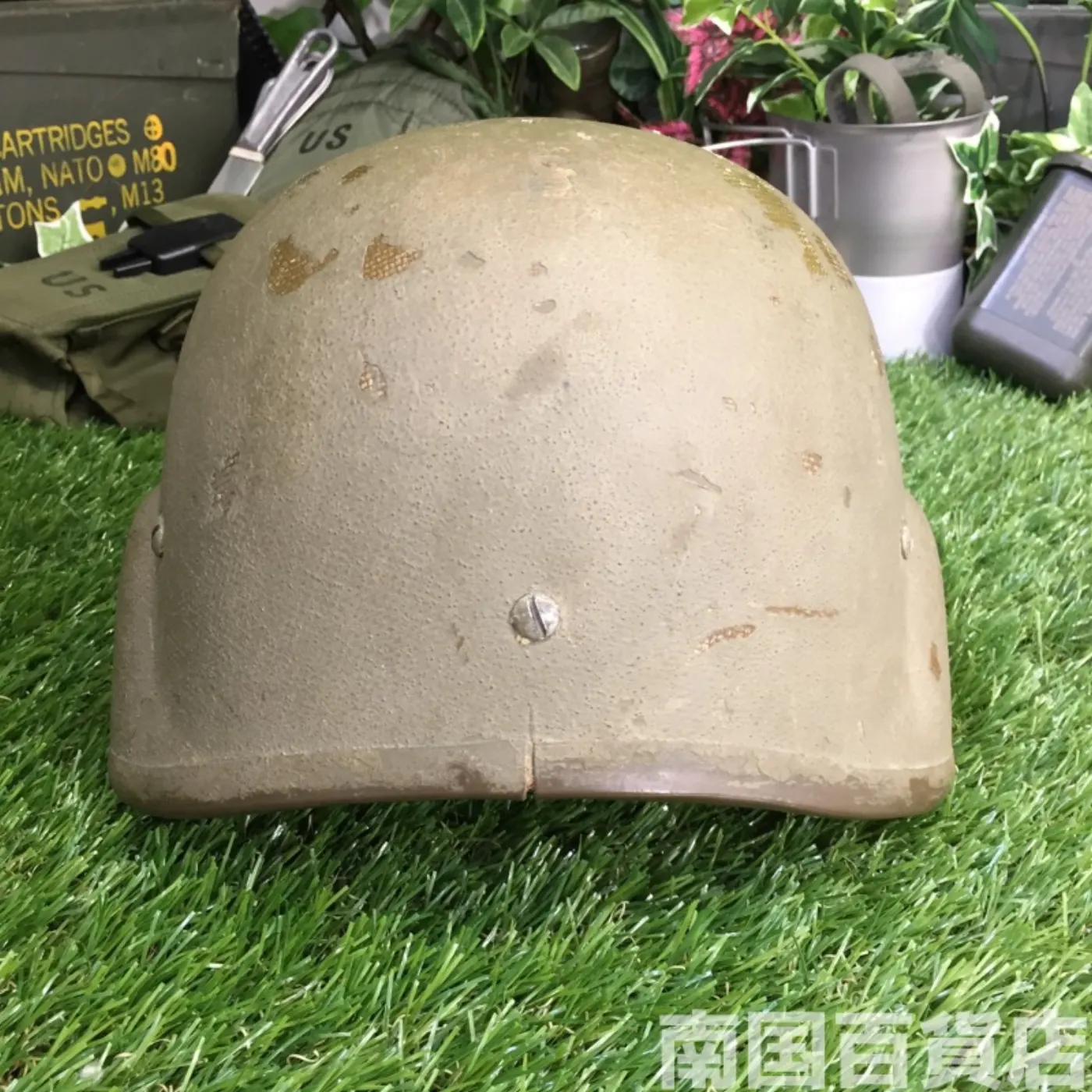 US(米軍)PASGTヘルメット(フリッツ・ヘルメット) 59~61cm 中古品 記録写真4