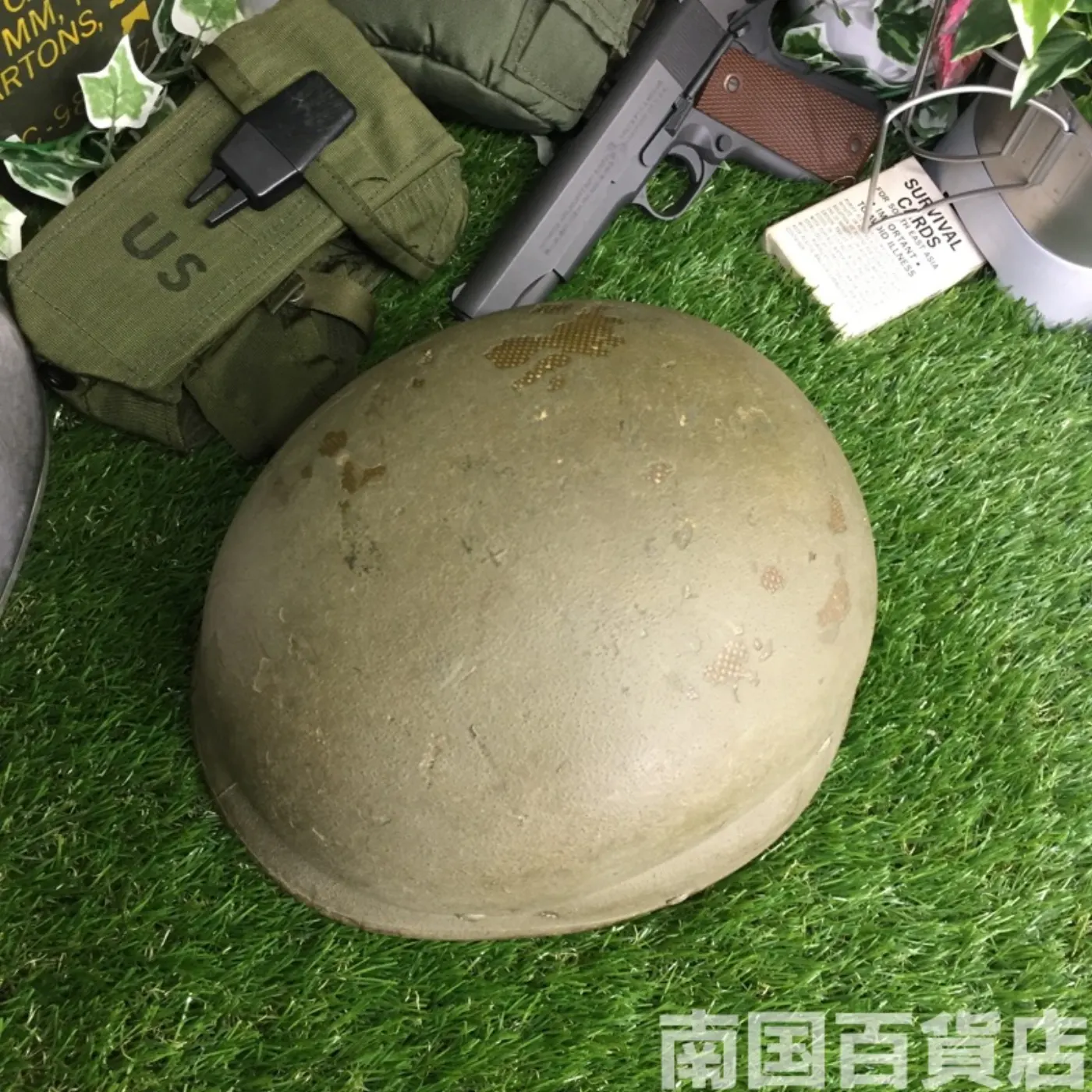 US(米軍)PASGTヘルメット(フリッツ・ヘルメット) 59~61cm 中古品 記録写真5