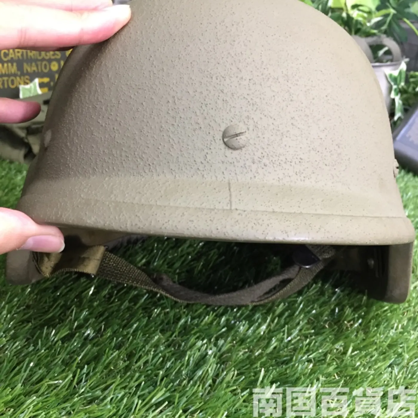 US（米軍）PASGTヘルメット（フリッツ・ヘルメット） 59～61cm 中古良品 記録写真4