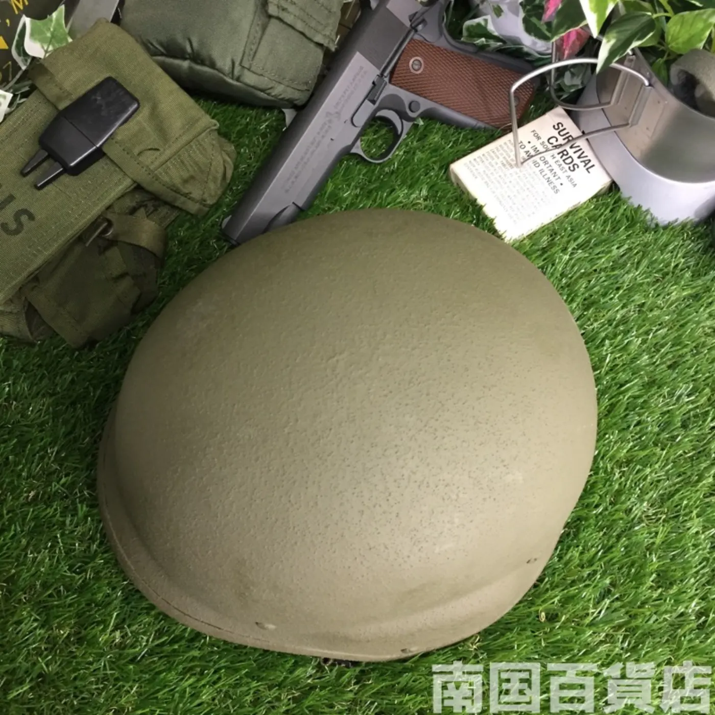 US（米軍）PASGTヘルメット（フリッツ・ヘルメット） 59～61cm 中古良品 記録写真6