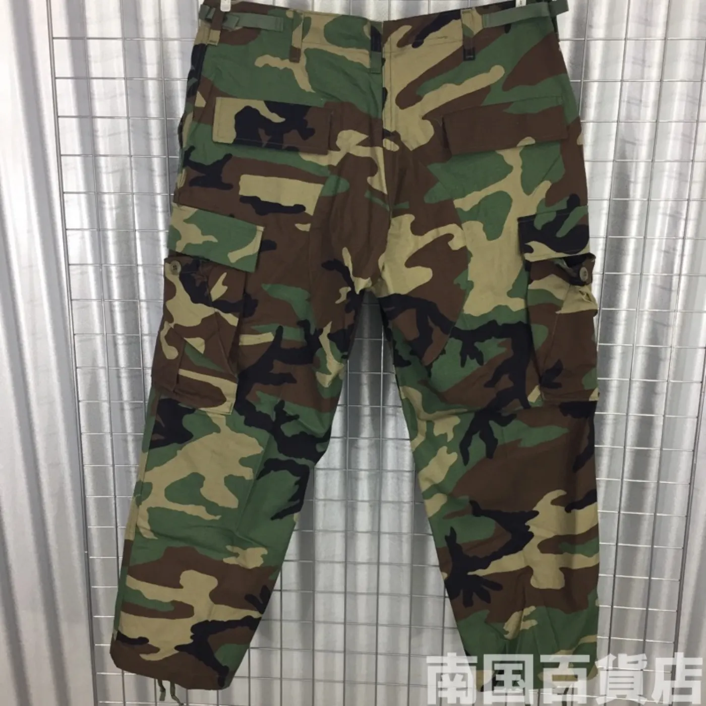 ウッドランド カモフラージュ 迷彩 パンツ M-XS 新品 記録写真2