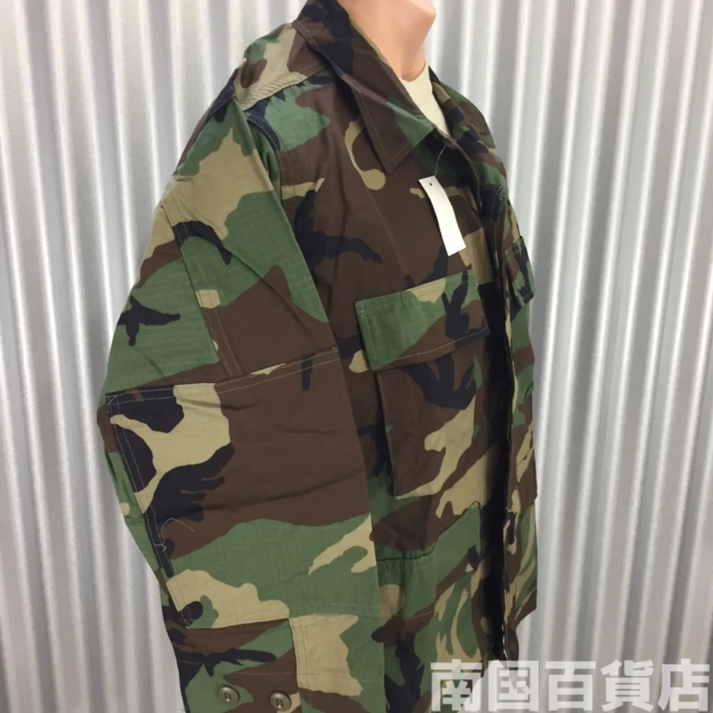 ウッドランド迷彩 ジャケット M-XXS 新品 記録写真2