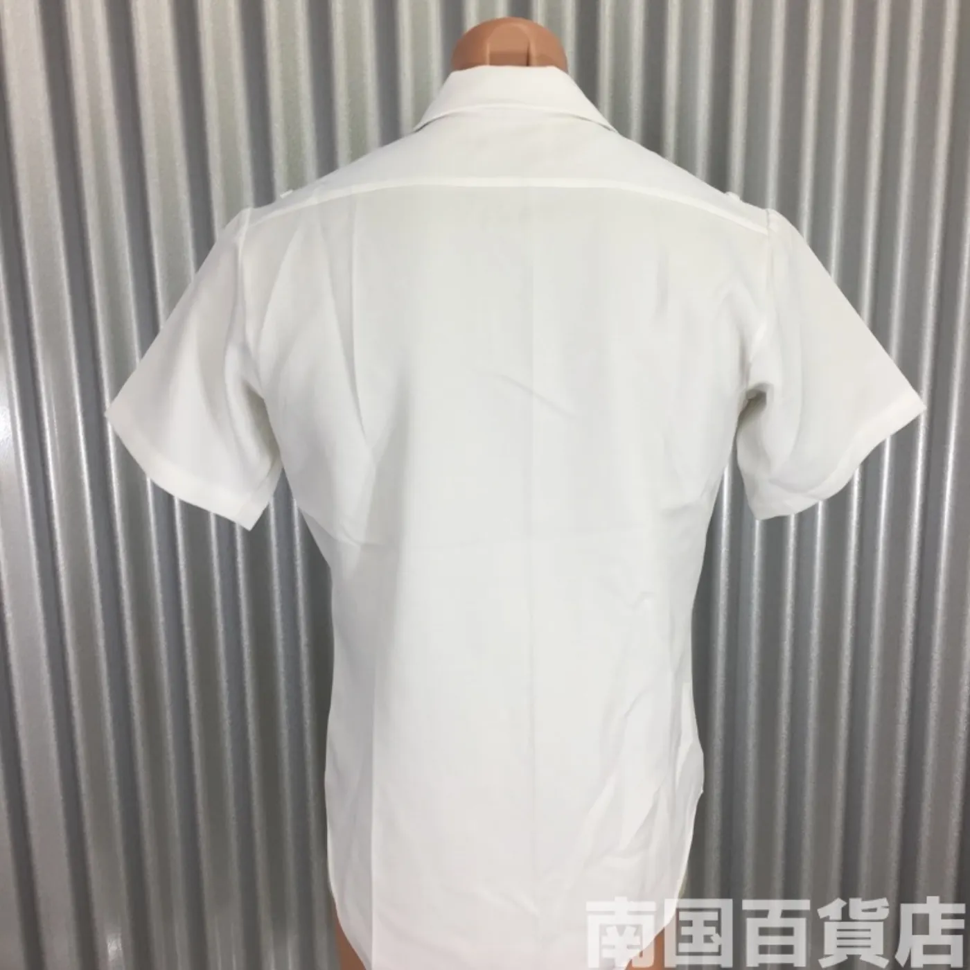 FlIng Cross CERTIFIED NAVY TWILLシャツ M 新品 記録写真3