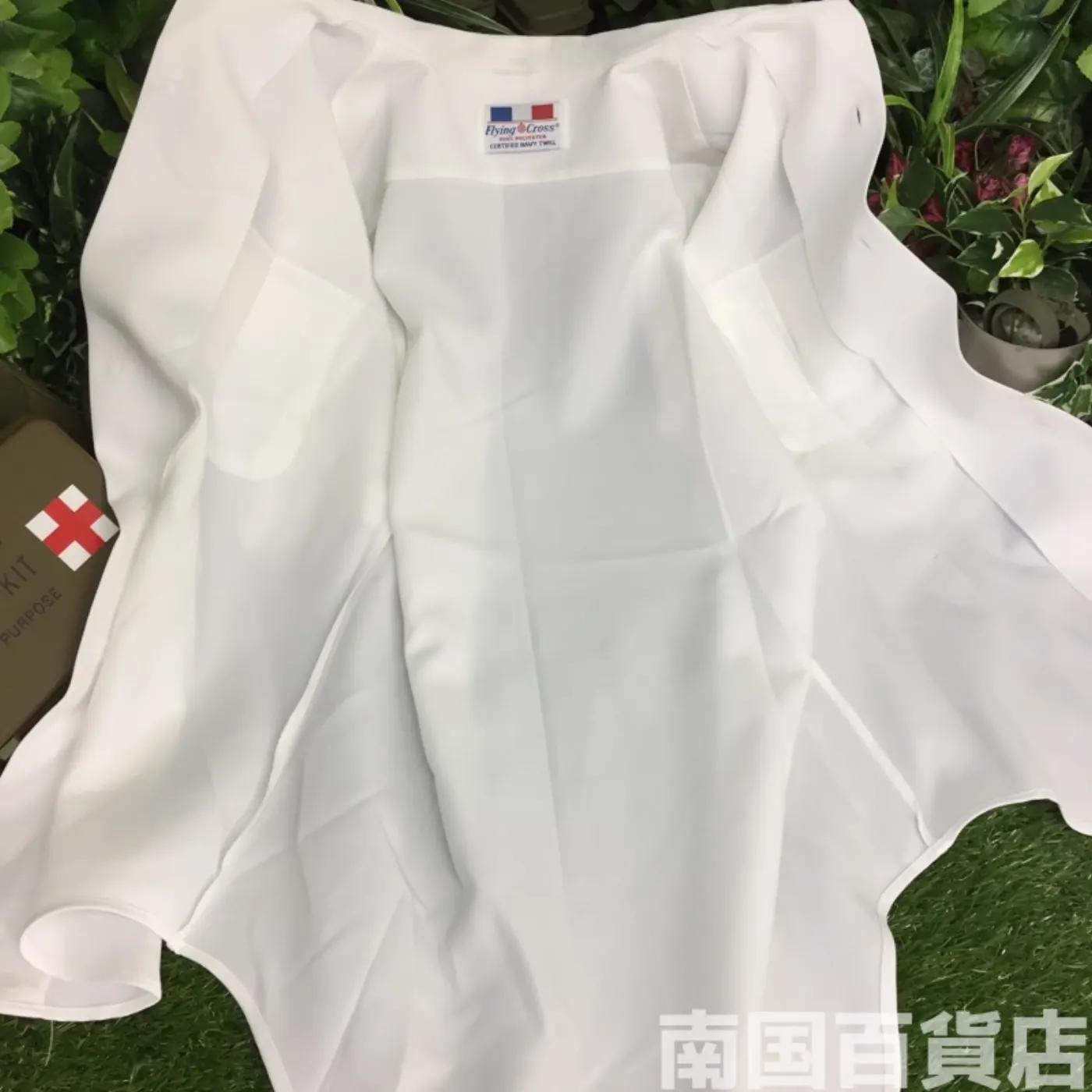 FlIng Cross CERTIFIED NAVY TWILLシャツ M 新品 記録写真9