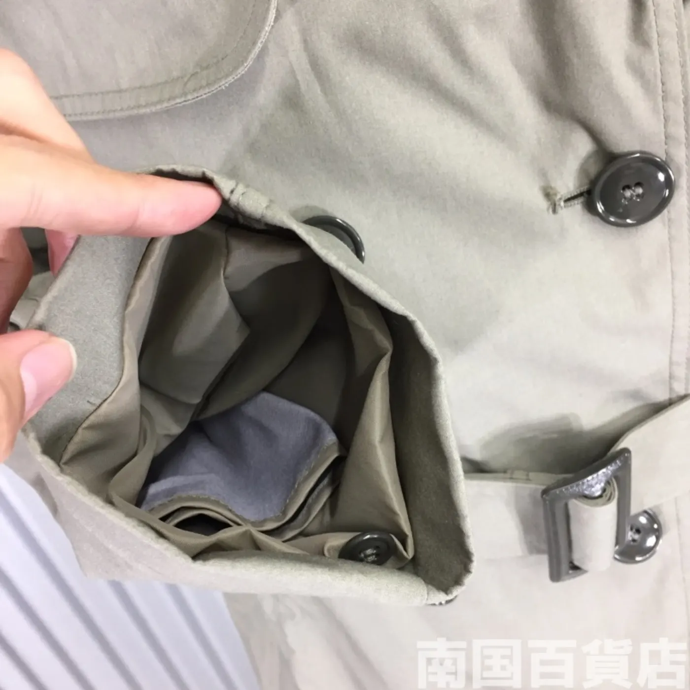 DSCP VALOR COLLECTION トレンチコートOD(レディース) 8R 新品 記録写真13