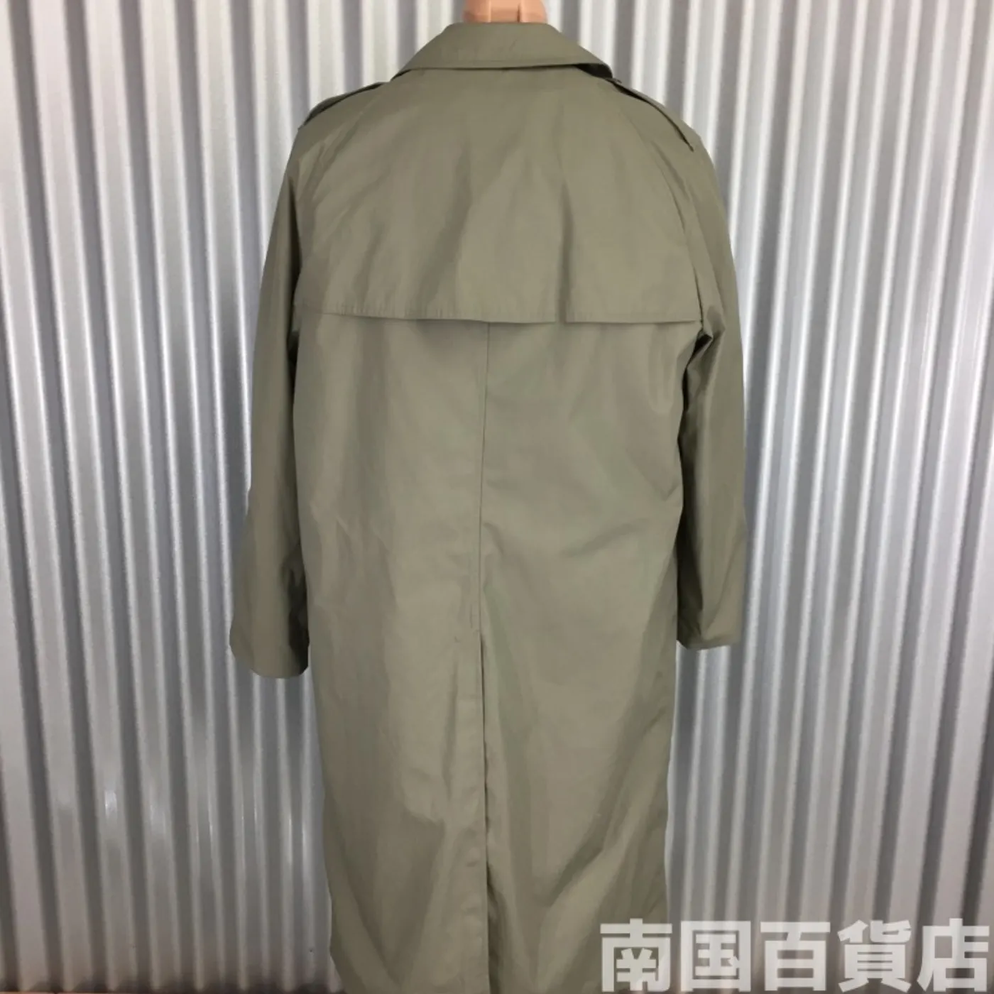 DSCP VALOR COLLECTION トレンチコートOD 42L 中古品 記録写真3