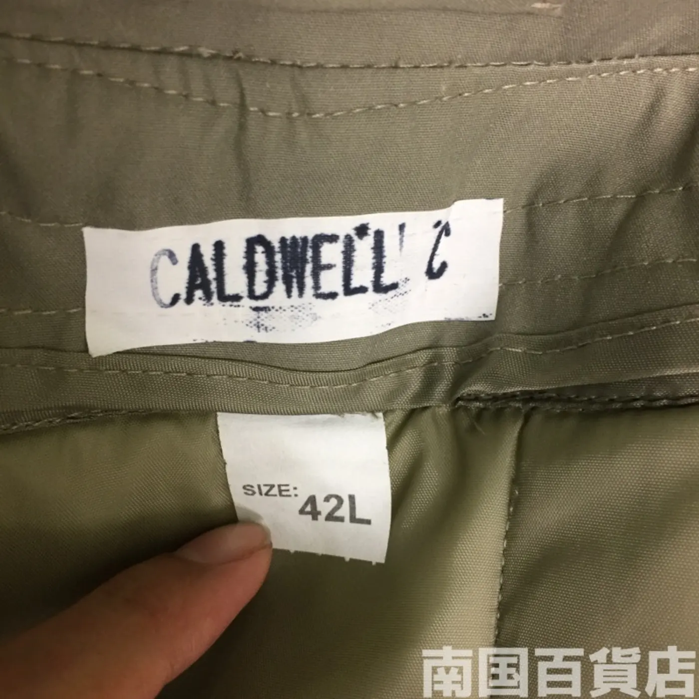 DSCP VALOR COLLECTION トレンチコートOD 42L 中古品 記録写真5