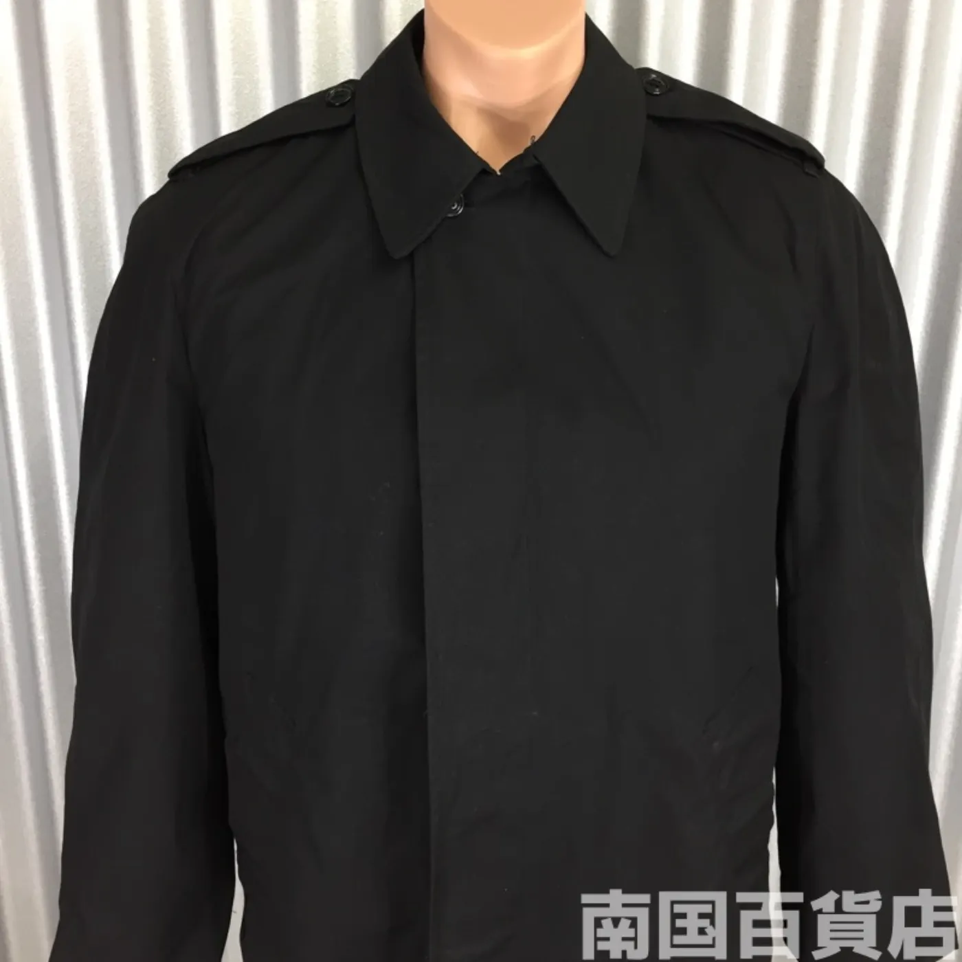 COAT ALL WEATHER MAN’S BLACK W/REMOVALE LINER 36S 新品 記録写真6
