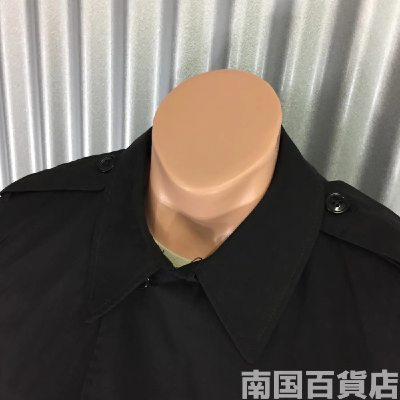 COAT ALL WEATHER MAN’S BLACK W/REMOVALE LINER 36S 新品 記録写真5