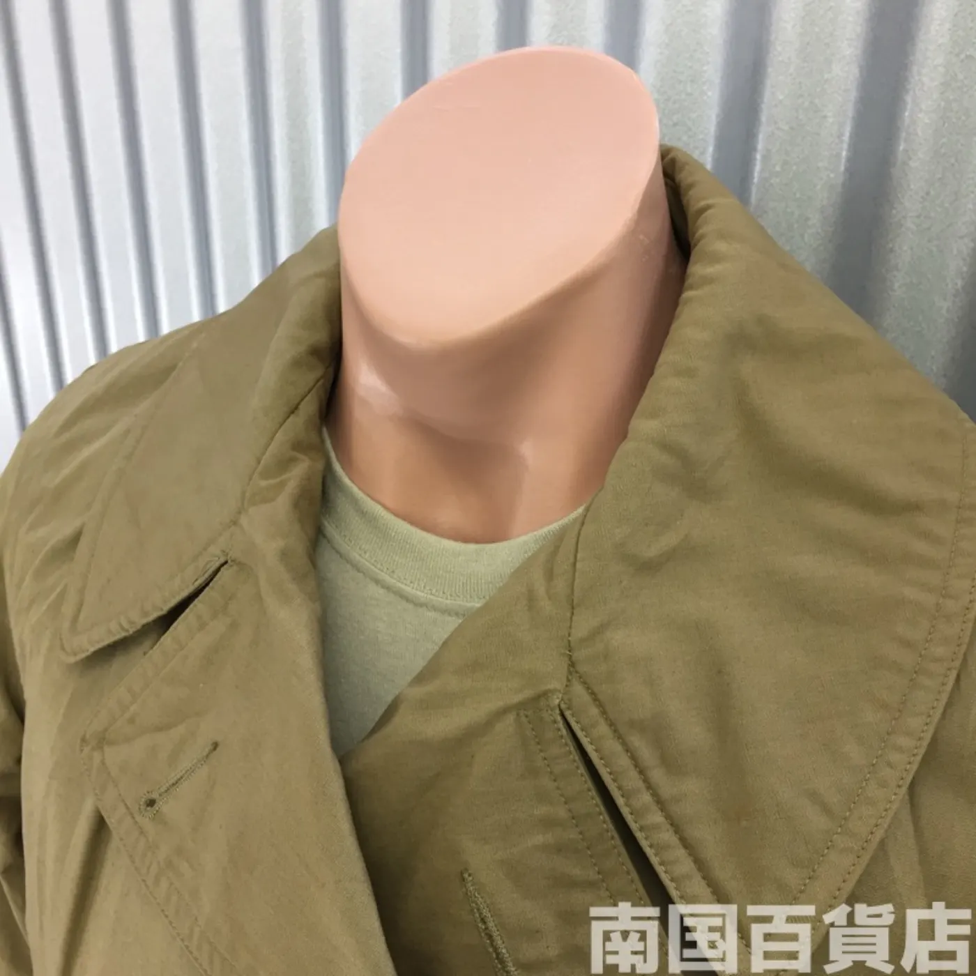 ミリタリーコート 36R 女性用 中古品 記録写真4