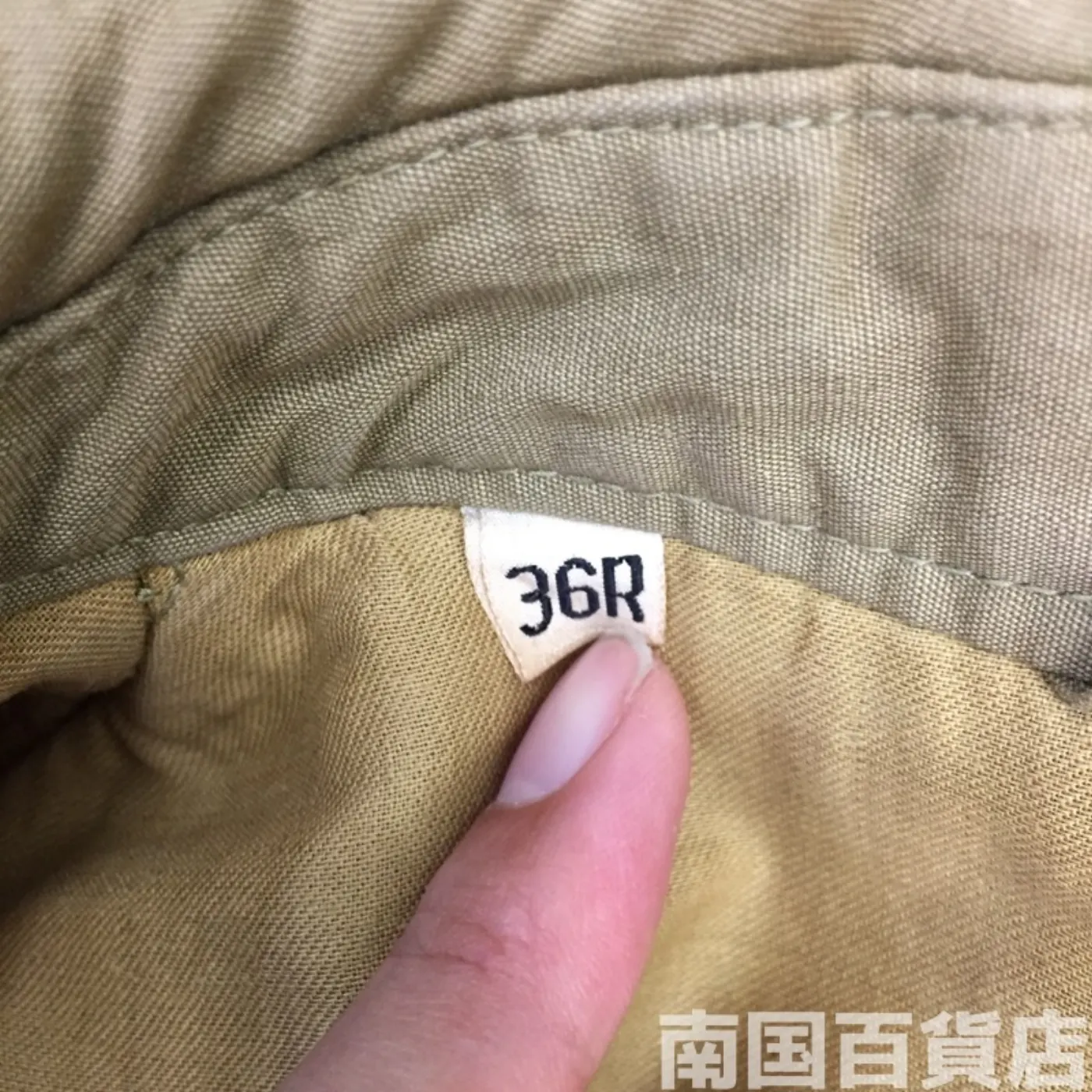 ミリタリーコート 36R 女性用 中古品 記録写真11