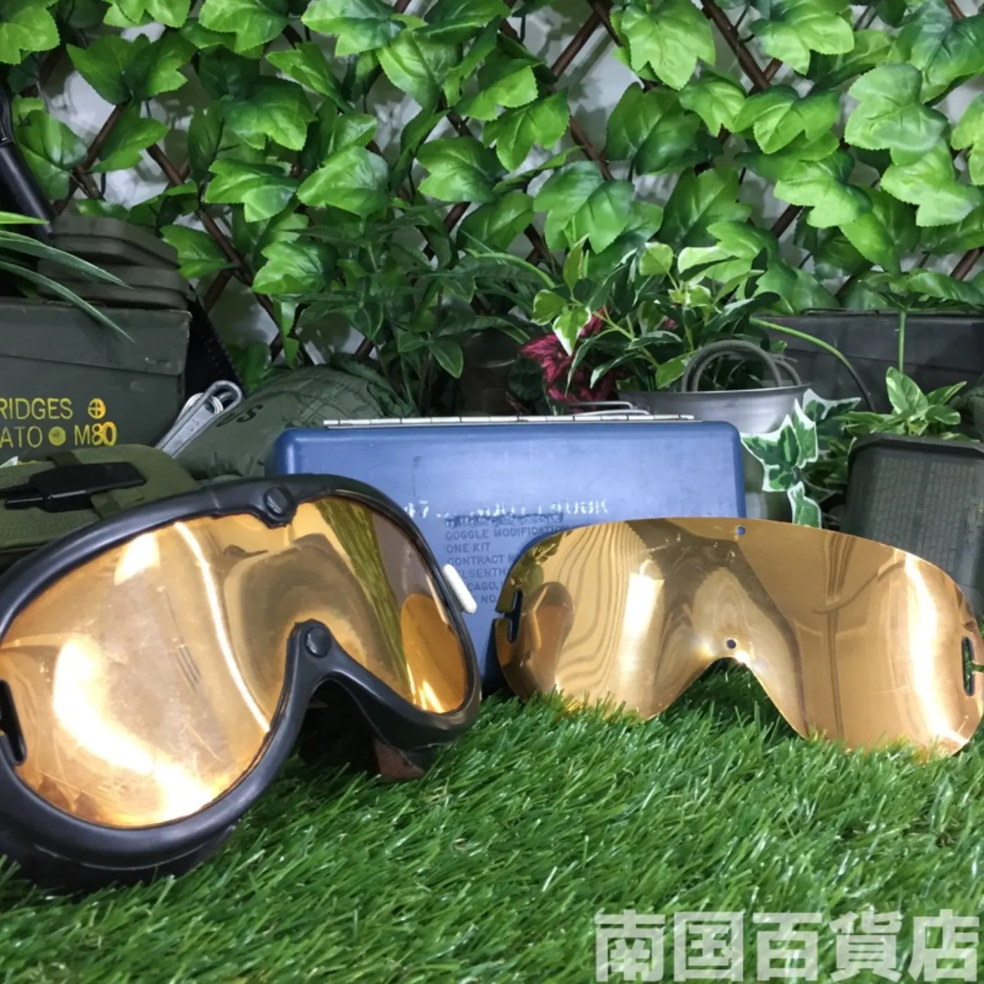 ミリタリーデザートゴーグルセット(換えレンズ、収納ケース付) 記録写真2
