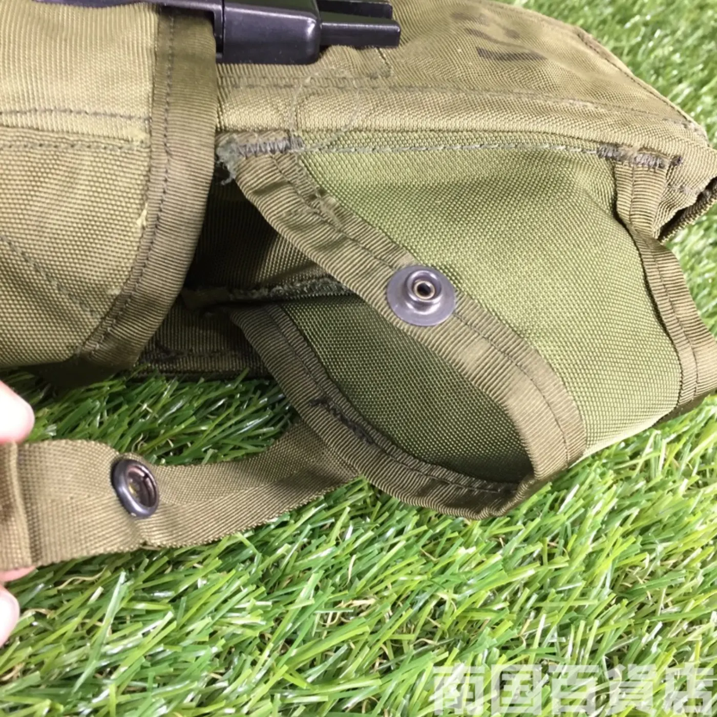 マガジンポーチ(M16,M4用マガジン3本収納可能)OD 記録写真5