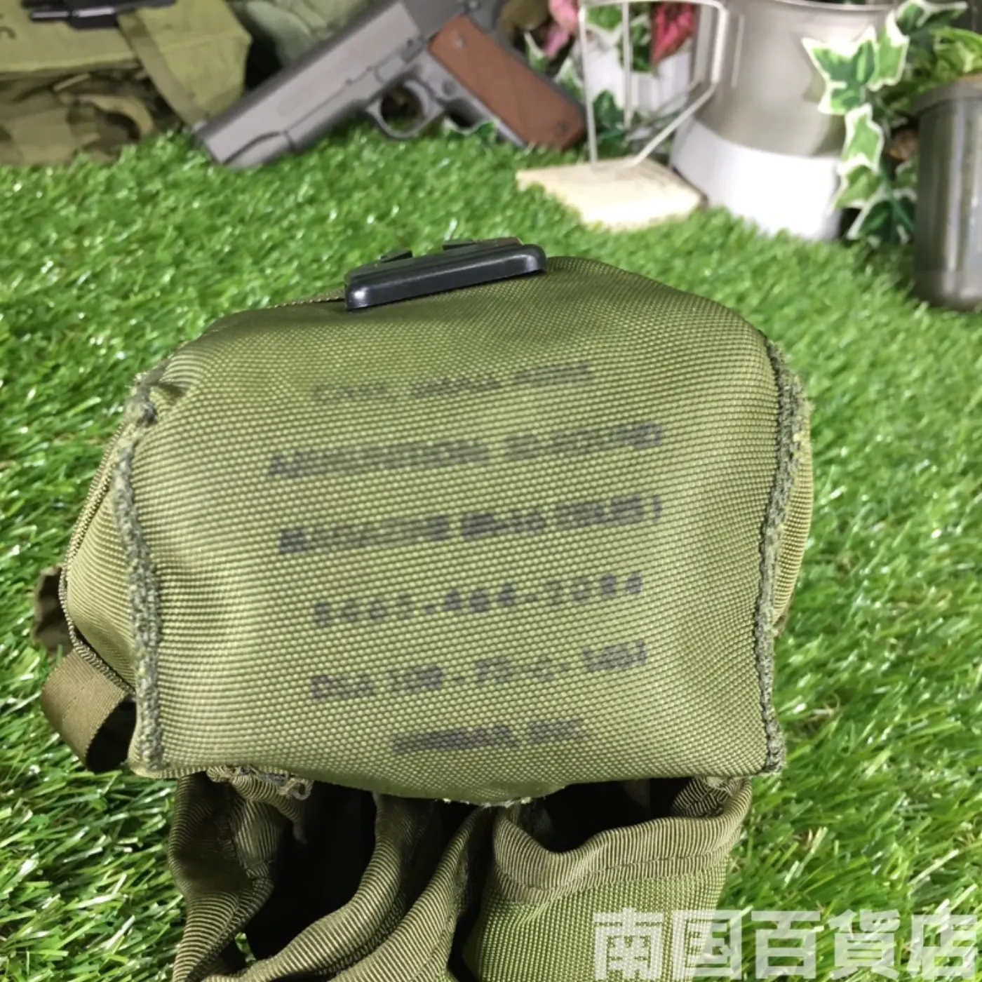 マガジンポーチ(M16,M4用マガジン3本収納可能)OD 記録写真6