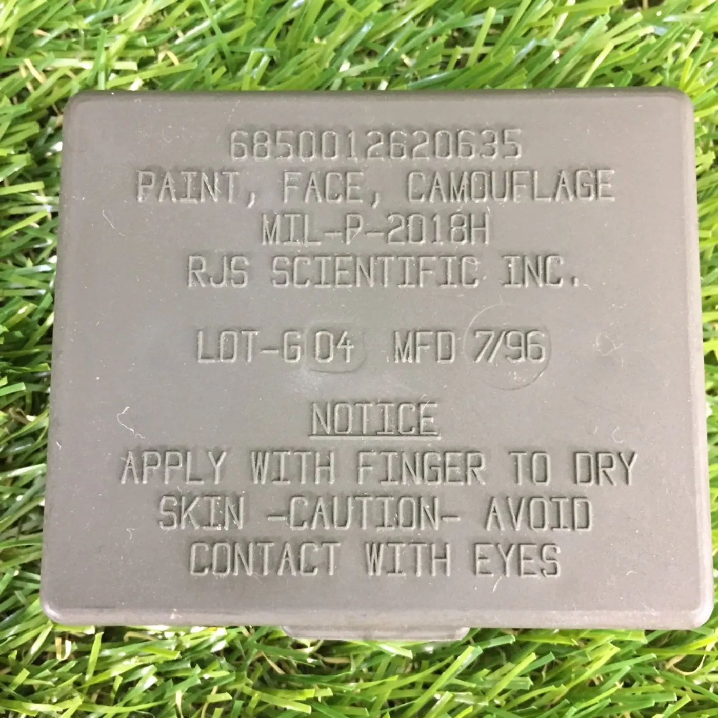 フェイスペイント ドーラン 4色 中古品 記録写真2
