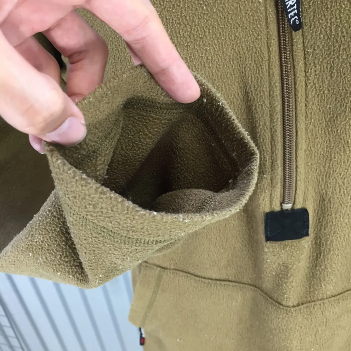 POLARTEC コヨーテブラウン フリース Mサイズ 中古品 記録写真6