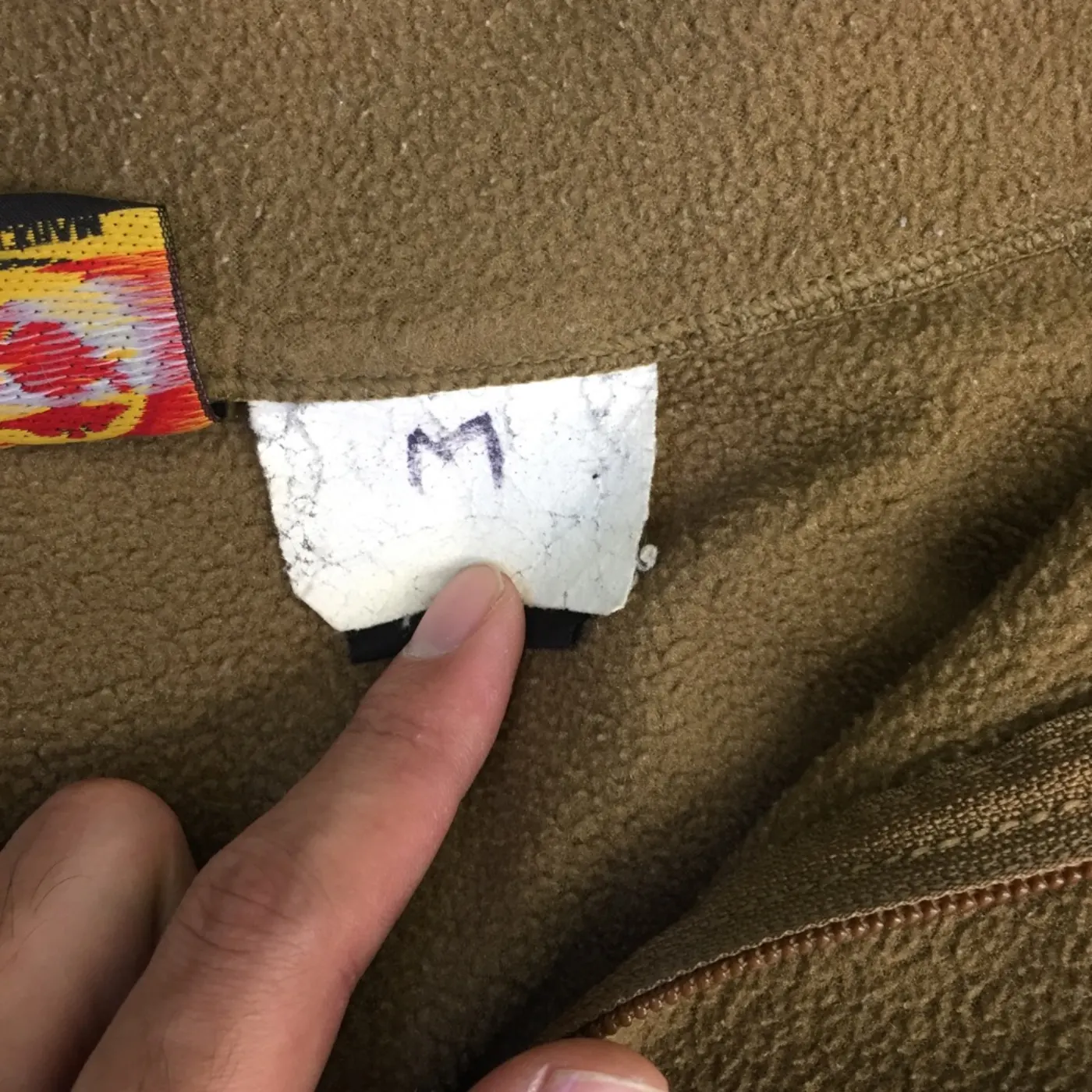 POLARTEC コヨーテブラウン フリース Mサイズ 中古品 記録写真9