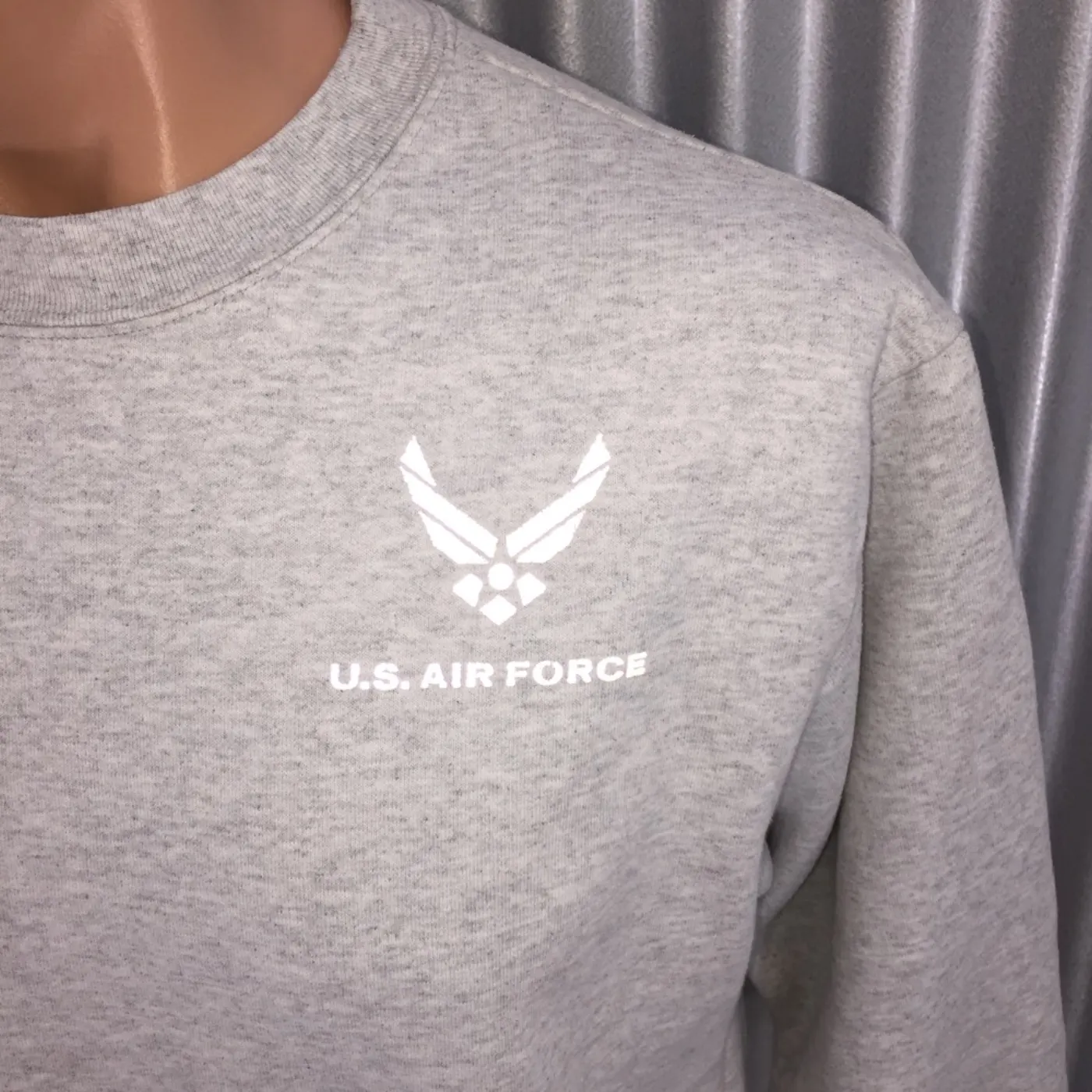 US AIR FORCE リフレクタースウェットシャツ Mサイズ 中古良品 記録写真5