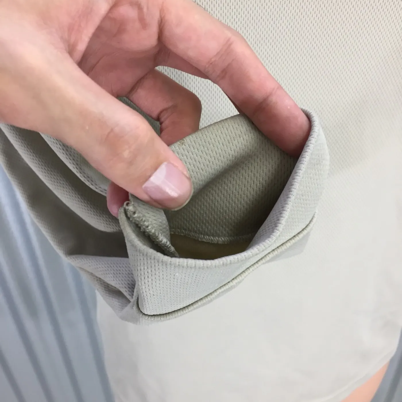 ミリタリー デザート 長袖 Tシャツ Mサイズ 中古品 記録写真5