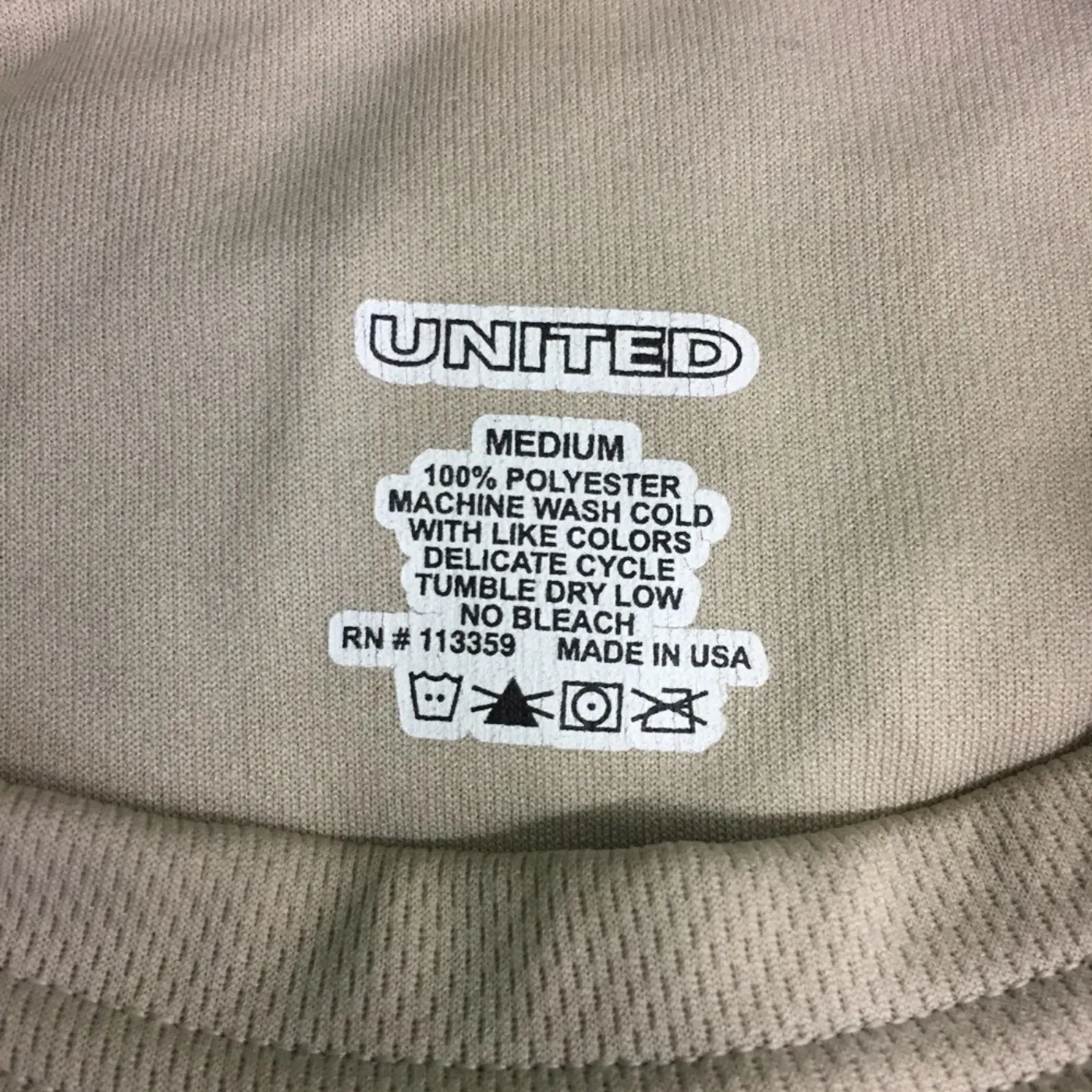 ミリタリー デザート 長袖 Tシャツ Mサイズ 中古品 記録写真6