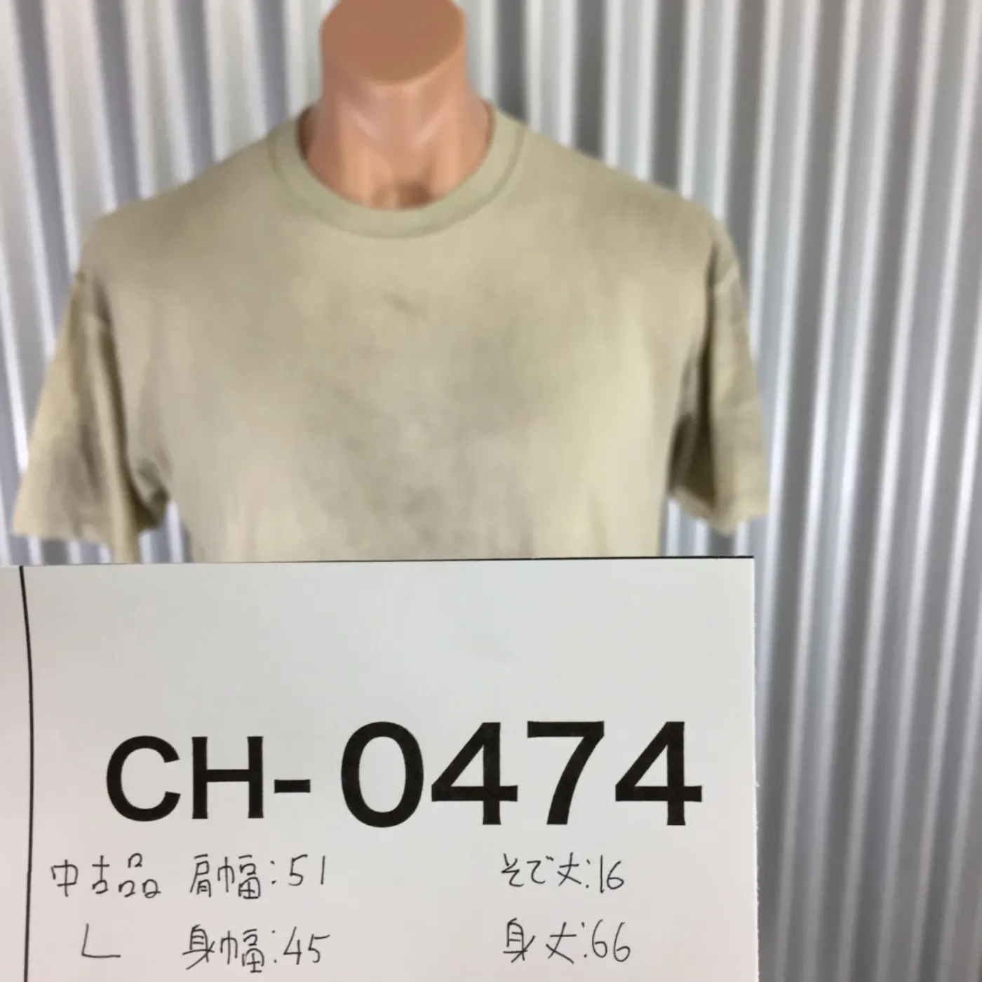 ジャンク Tシャツ Lサイズ 中古品 記録写真10
